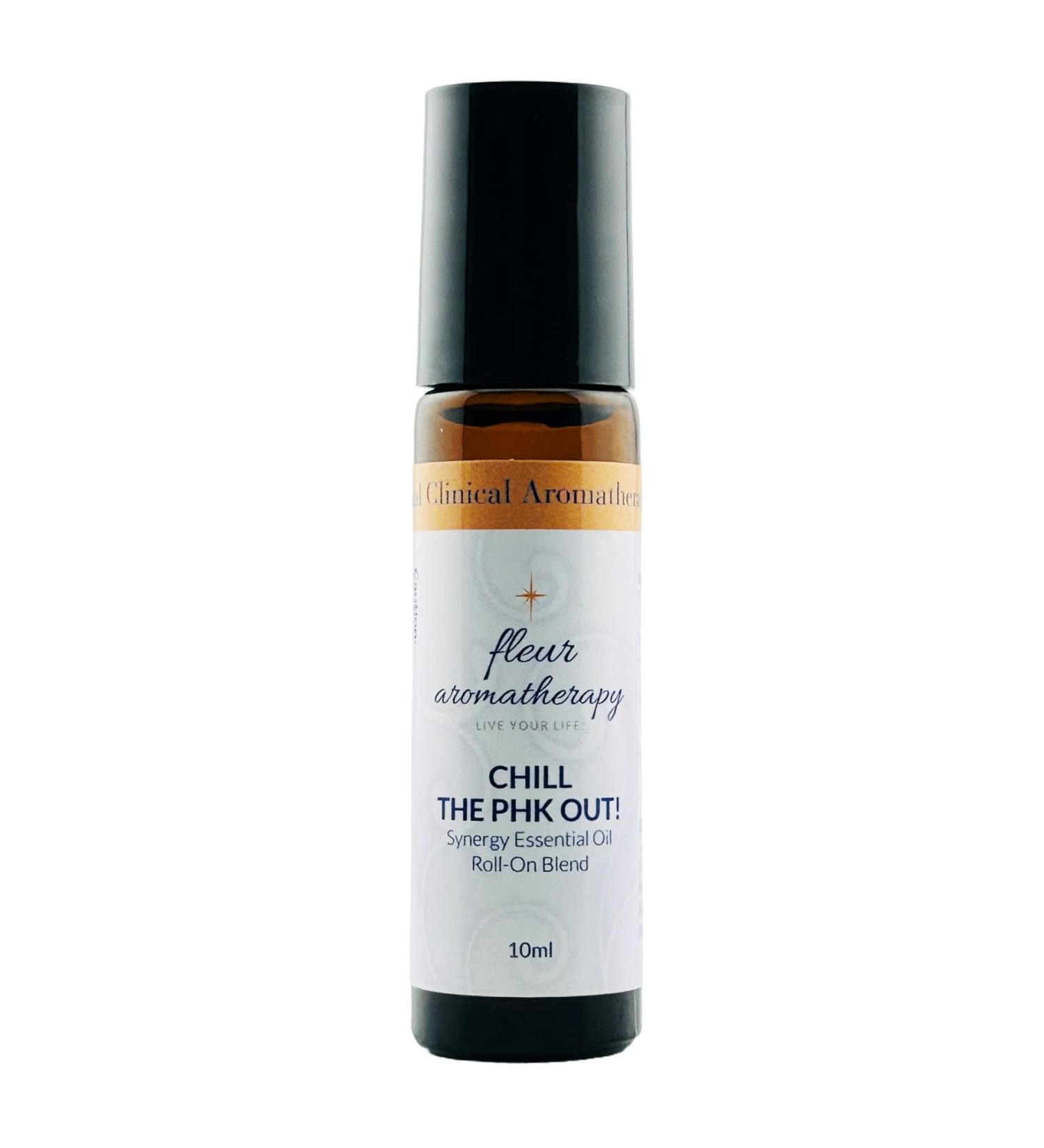 Chill Out Synergistic Essential Oil Blend Roll-On 10ml Pre-Diluted 10% in Fractionated Coconut Oil Grounding On-The-Go Aromatherapy Fleur Aromatherapy - Buy Online on GoSupps.com