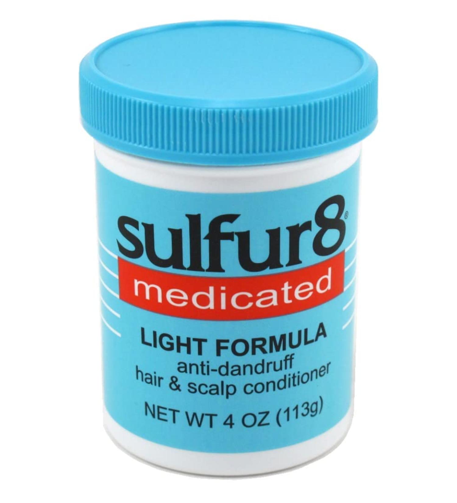Sulfur-8 Light Hair & Scalp Conditioner 4oz Jar (3 Pack) - Nourish & Revitalize Your Hair | Shop Internationally - Buy Online on GoSupps.com