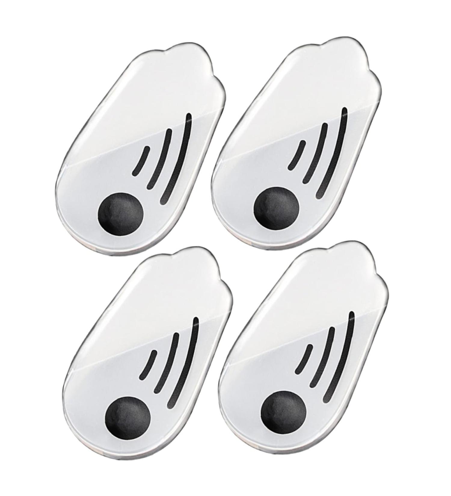 GLEAVI Heel Pads - 2 Pairs Gel Cushions for High Heels & Flat Feet - Transparent Shoe Insoles 10.2x5.9cm - Buy Online on GoSupps.com