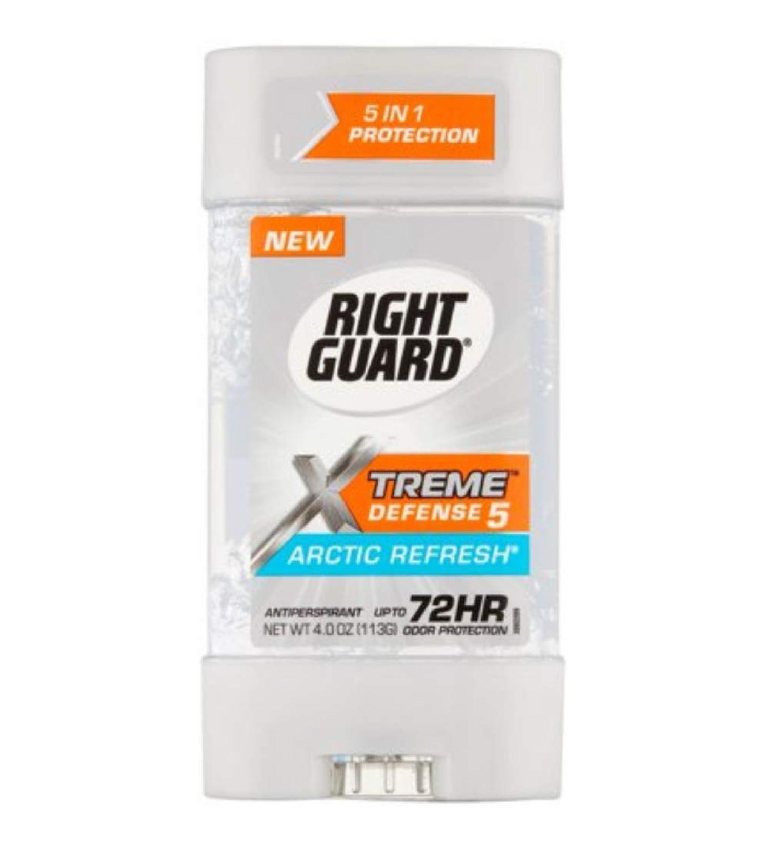 Rt Gd Xtm Gel Ap Artic Size 4z Right Guard Xtreme Clear Arctic Refresh Power Gel Antiperspirant Deodorant Pack of 7