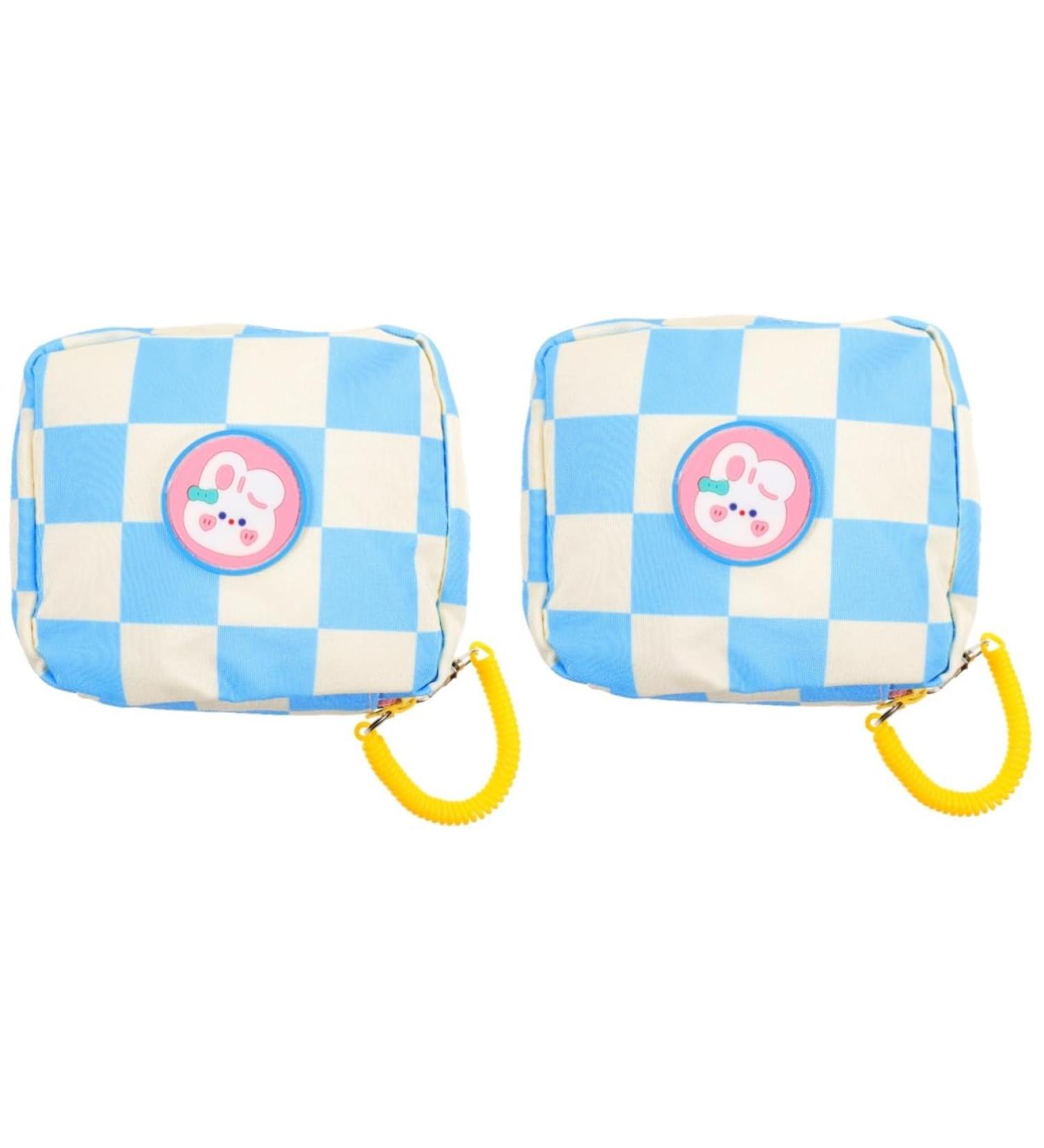 2pcs Healifty Aunt's Tampon Storage Bags Zipper Cutie Holder - Reusable & Portable Women's Period Bag for Tampon Disposal and Storage - Buy Online on GoSupps.com