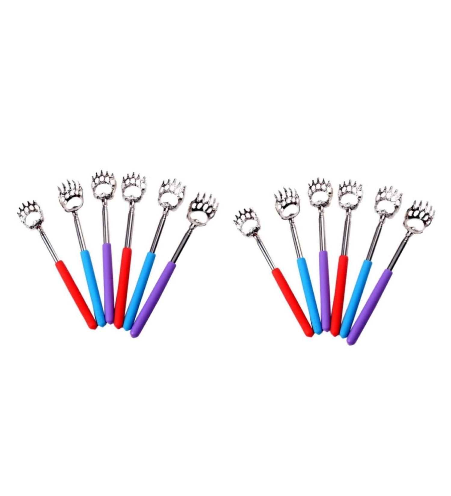 Beavorty 12 Pcs Flexible Back Scratcher & Massage Tool Set - Portable Metal Spatula Scrapers for Body Massage - Buy Online on GoSupps.com