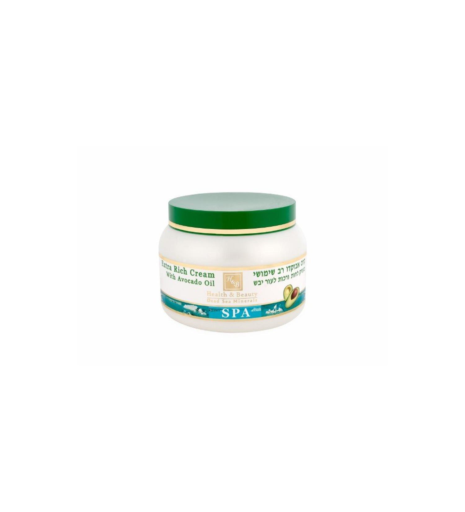 H&B Dead Sea Extra rich Body Cream Avocado Oil