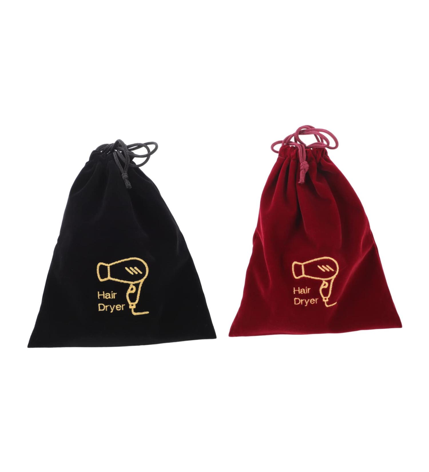 PLAFOPE 2 Pcs Storage Bag Drawstring Toiletry Travel Bag Hair Dryer Storage Pouch Travel Hairdryer Fabric - Buy Online on GoSupps.com