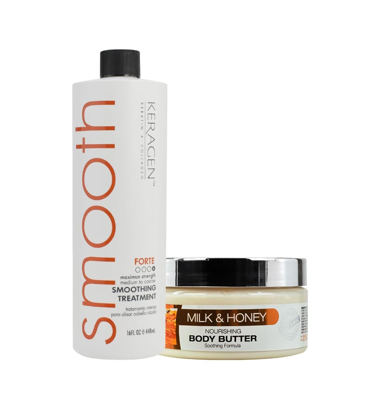 Keragen Keratin Hair Treatment 16 Oz & ORIGEM Body Butter 8 Oz Bundle Anti-Frizz Hair Smoothing & Intense Skin Hydration with Shea & Cocoa Butter - Buy Online on GoSupps.com