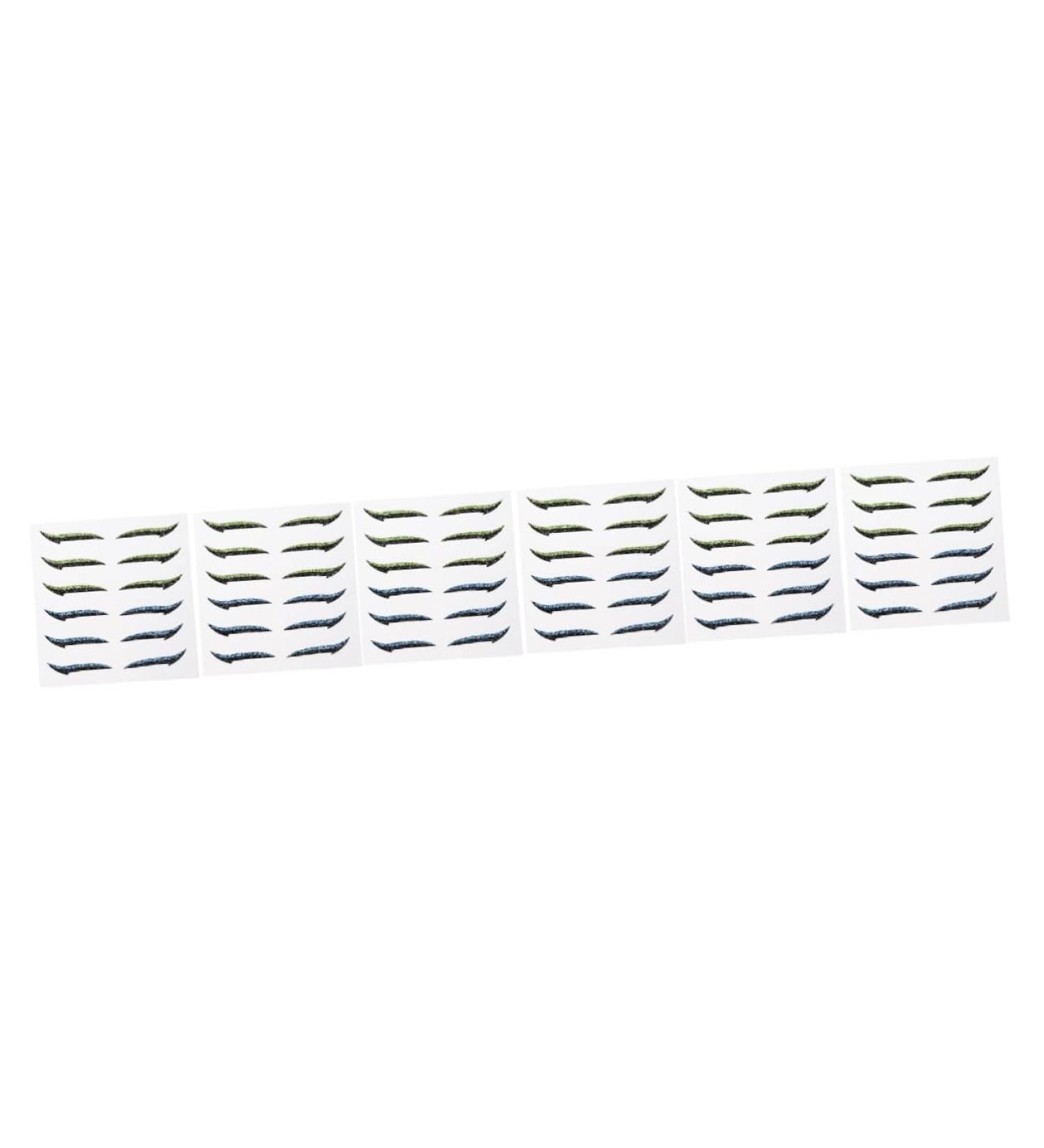 Didiseaon 36 Pairs Glitter Eyeliner Glitter Eye Shadows Self-adhesive Eyeliner Sticker Self- Adhesive Eye Line Strip Sticker Green Tape Eye Makeup Stickers Double Eyelid Miss Adhesive Tape - Buy Online on GoSupps.com