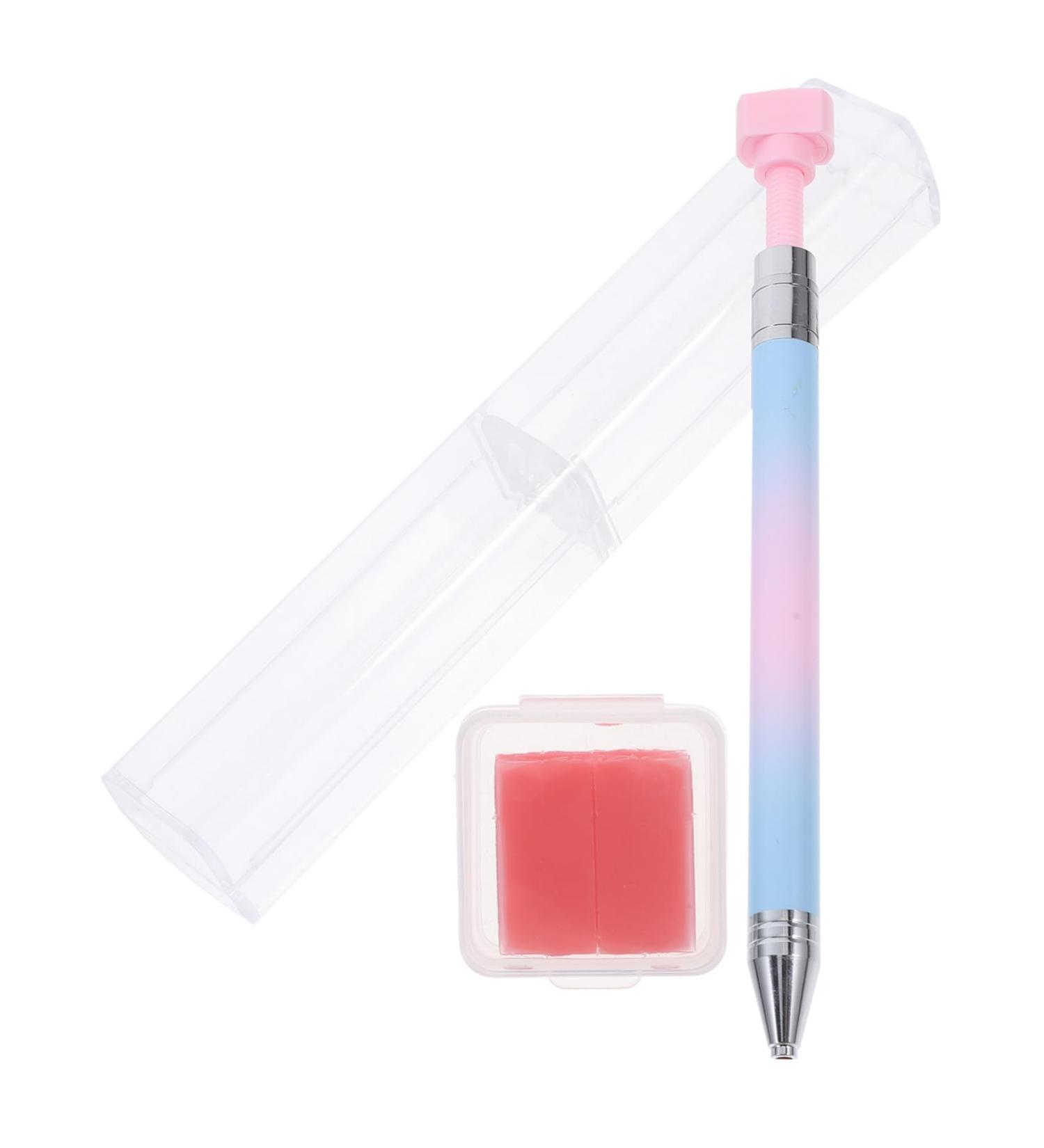Beatifufu 1 Set Nail Art Drill Pen Manicure Nail Pen Manicure Painting Pens Nail Art Painting Tools Nail Rhinestone Picker Rhinestone Pen Diamond Picking Pen Glitter Nail Art Pen Abs - Buy Online on GoSupps.com