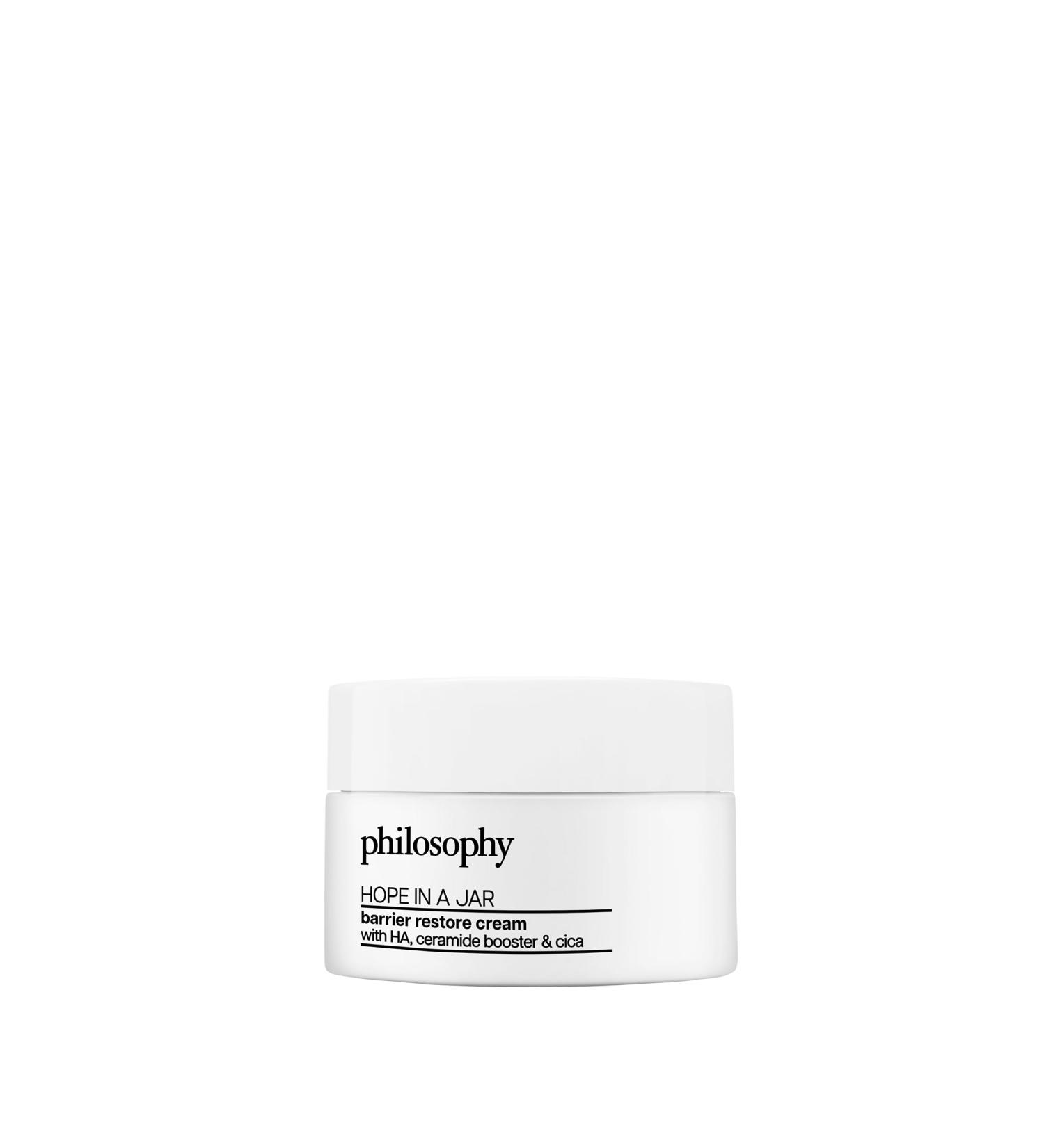 philosophy hope in a jar barrier restore cream with ha+ complex cica & ceramides intensely hydrating moisturizer for dry sensitive skin repairs & soothes 0.5 Fl Oz (Pack of 1) - Buy Online on GoSupps.com