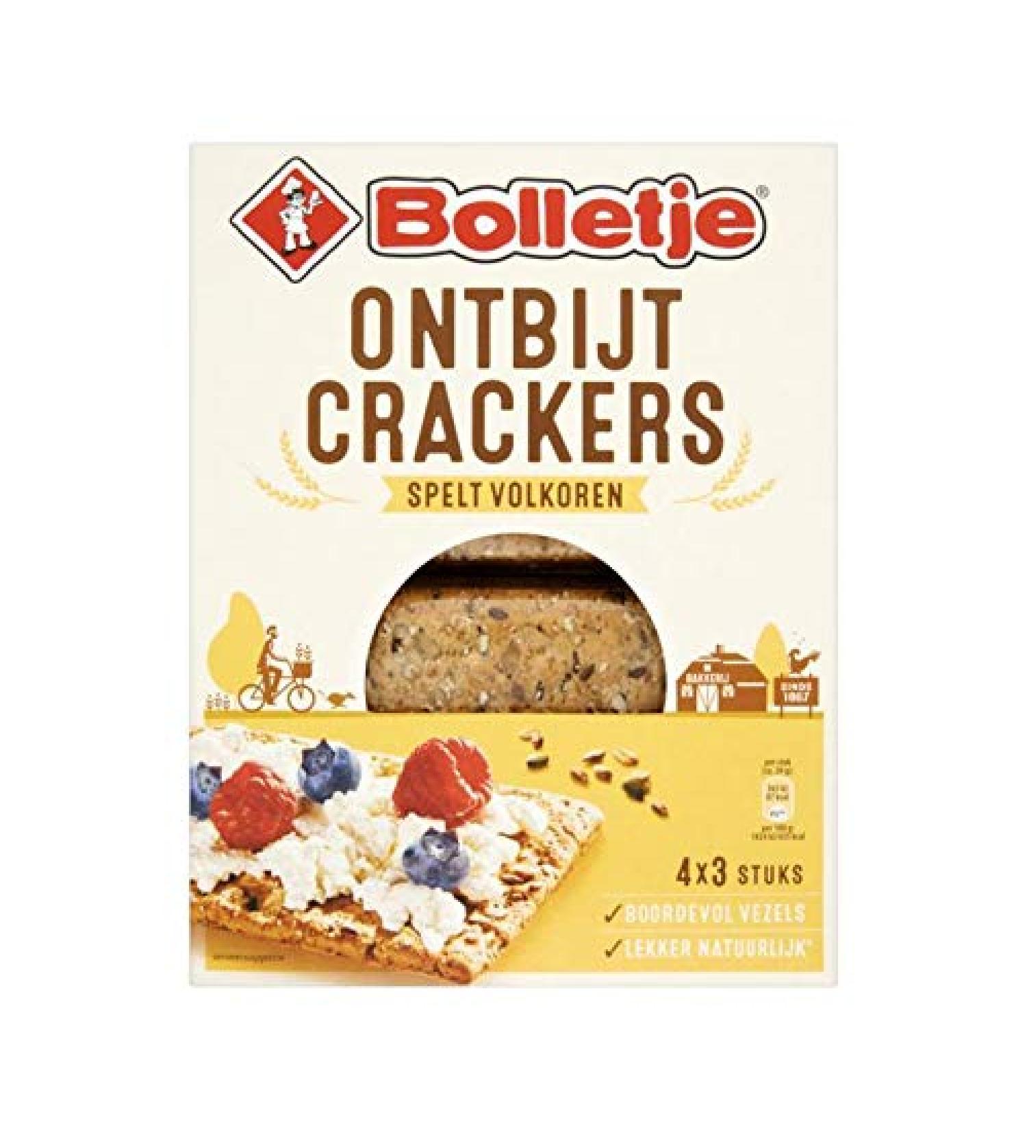 Bolletje Bolletje Breakfast Crackers Whole Wheat Wheat Peeler Dutch Biscuits 240g