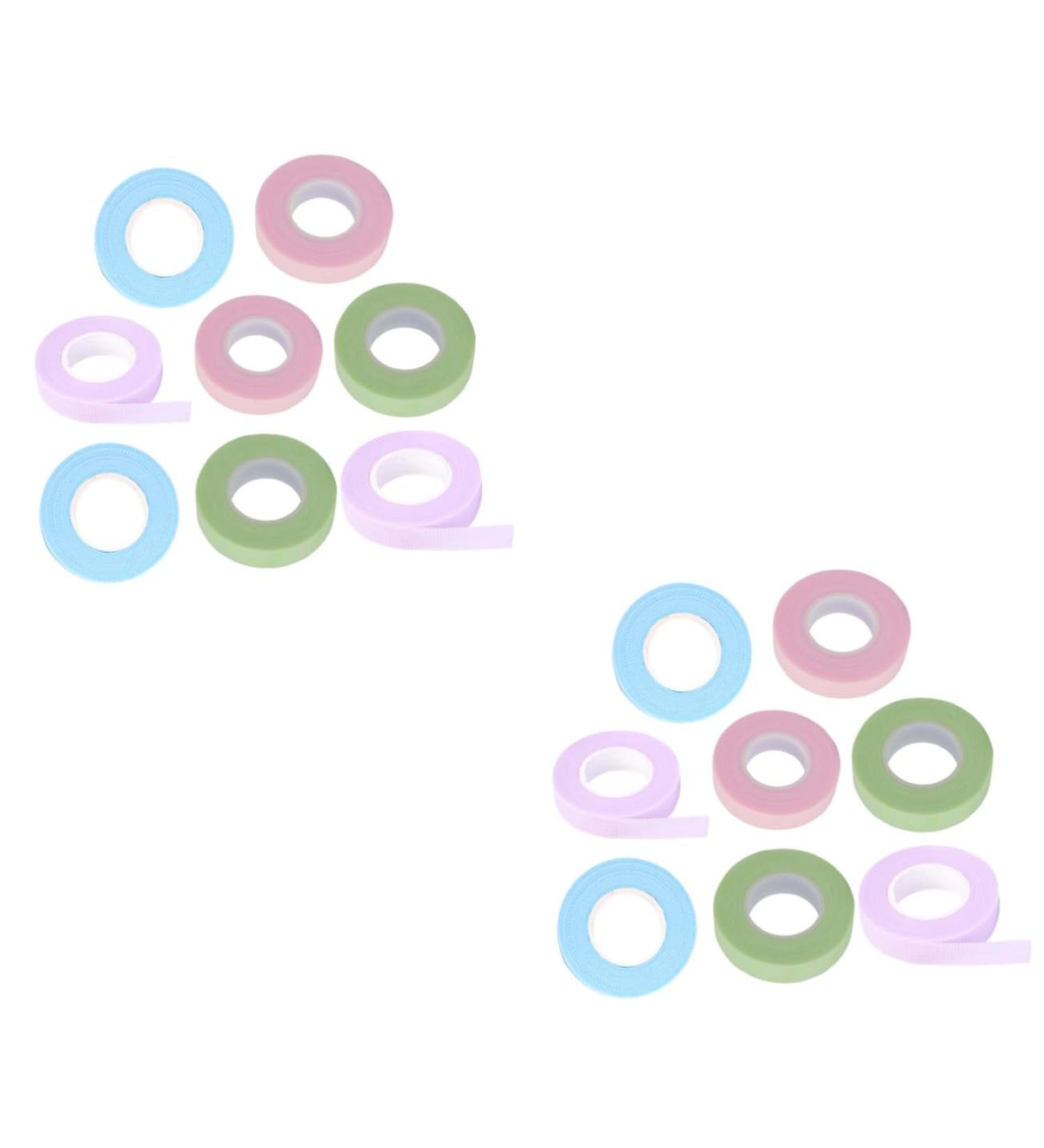 minkissy 16 Rolls Tape Makeup Tape Lashes Tool Eyelash Tape for Lash Extensions Foam Lash Tape Grafting Electric Tape White Breathable Eyelash Tapes Medical Cotton Stem Tape Roll - Buy Online on GoSupps.com