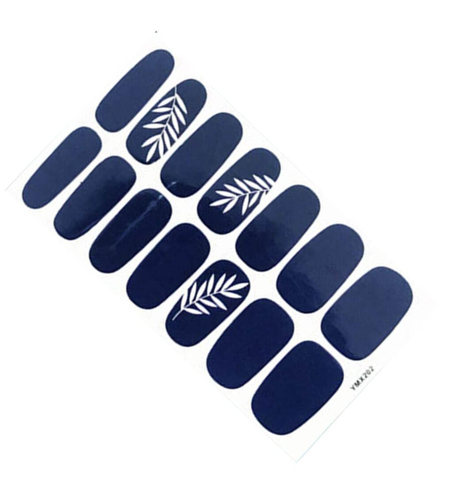dijiusidy Nail Art Stickers Self-Adhesive Fingernail Decal with Strap Glue DIY Art Decor Full Cover Manicure Kits for Women Girls YMX202 - Buy Online on GoSupps.com