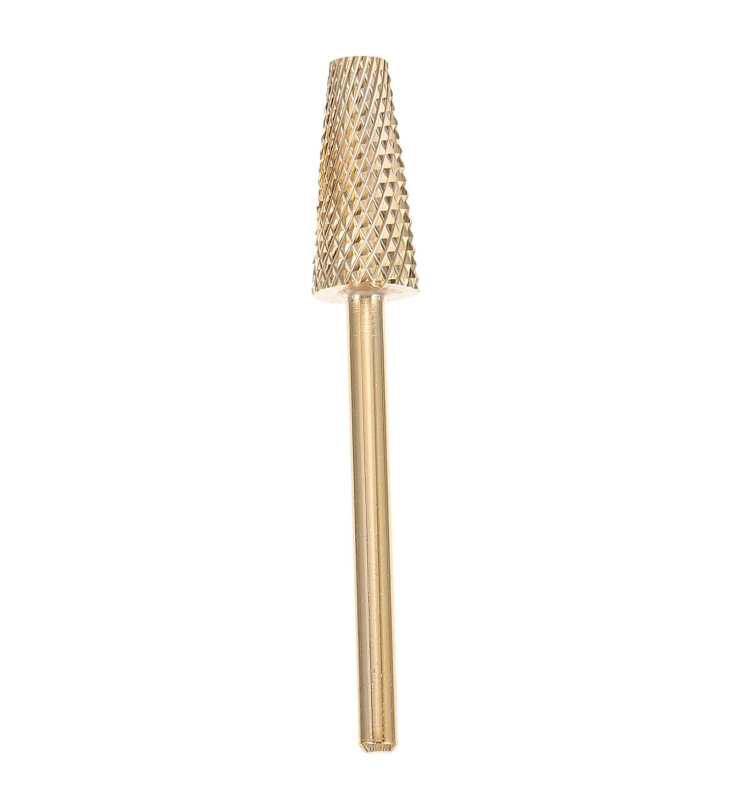 Nail Polisher Nail Art Nail Polishing Bits Portable Nail Gel Polishing Head Nail Drill Head Nail File Head Nail File Bits Tool Manicure Tools Tungsten Steel Exfoliating 4x0.5cm golden - Buy Online on GoSupps.com