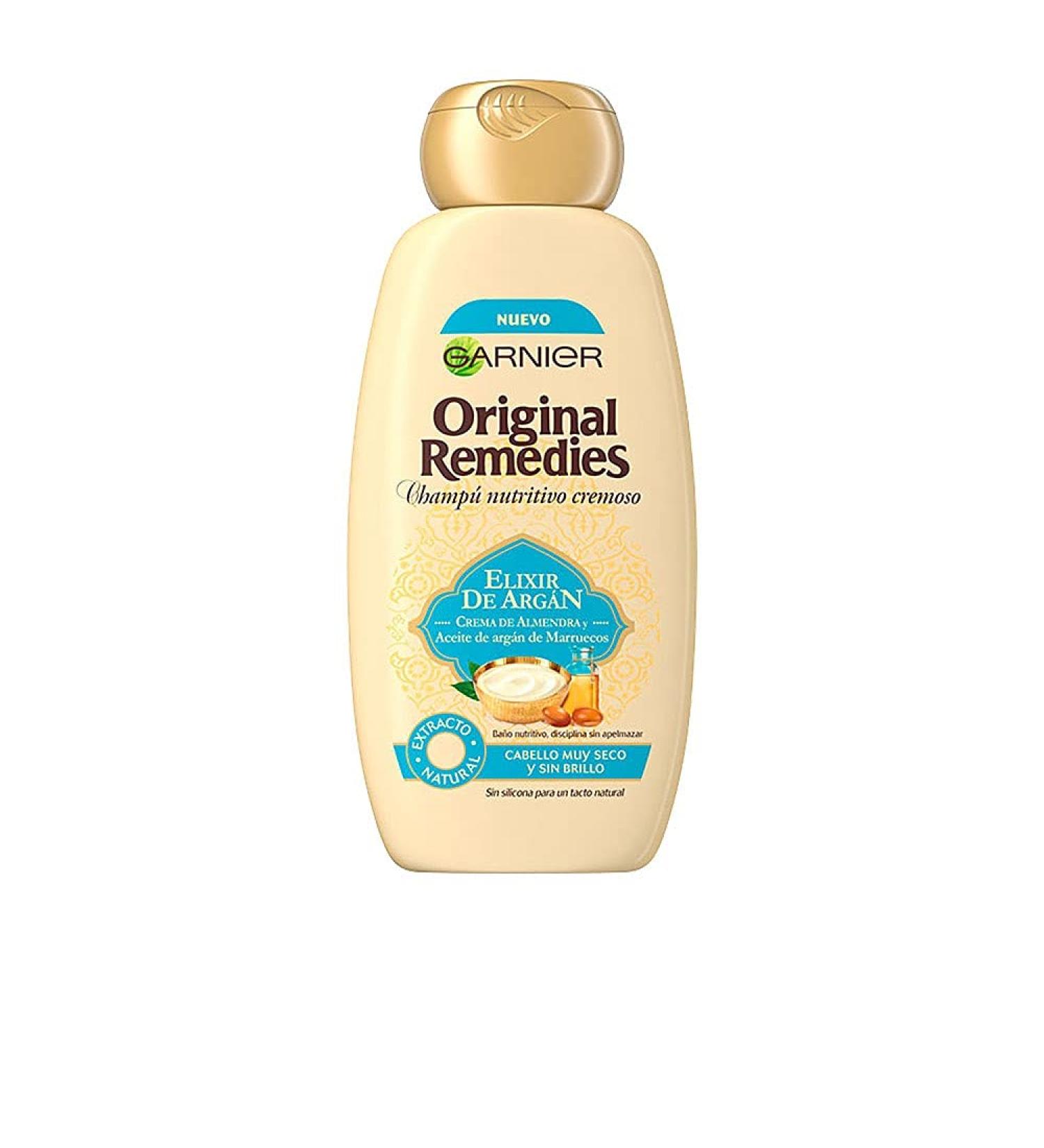 Garnier Fructis Hair Products Nourishing Shampoo Elixir De Arg n Original Remedies Fructis 300 ml