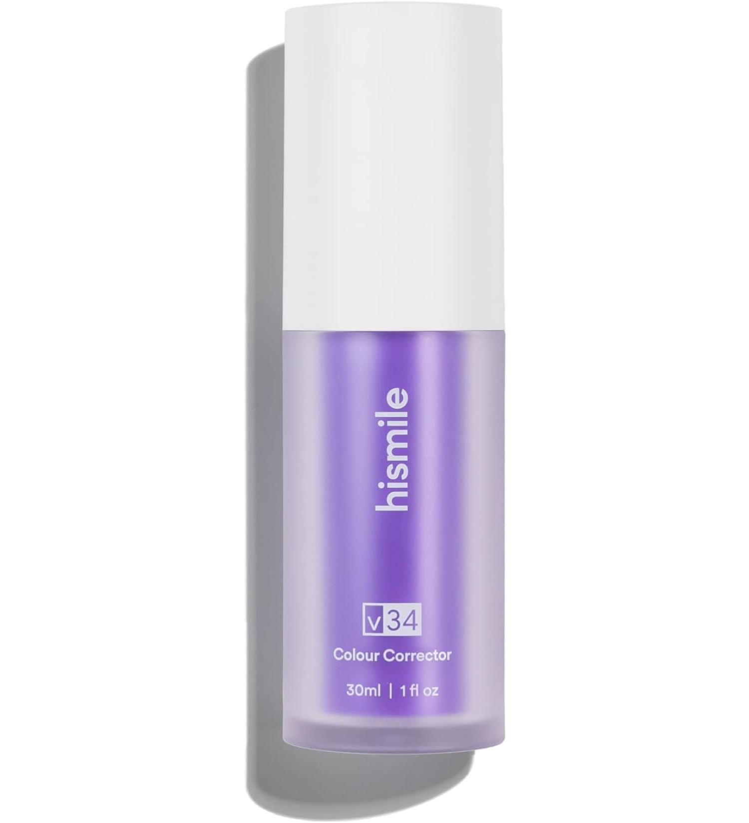 Hismile V34 Colour Corrector Tooth Stain Removal Whitening Booster Purple Toothpaste - Buy Online on GoSupps.com
