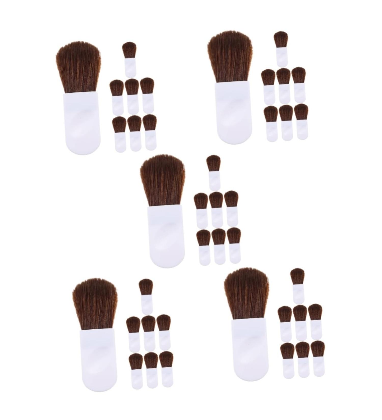 FRCOLOR 40 Pcs Short Handle Makeup Brush Kit - Travel Cosmetic Bag & Bronzer Brushes | Bulk Makeup Set for Face - Perfect for International Shipping - Buy Online on GoSupps.com