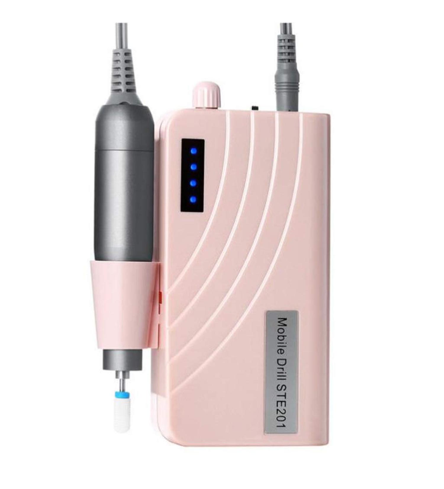 30 000RPM Portable Nail Drill Machine Professional Electric E-File Nail Drill for Acrylic Gel Nails Manicure/Pedicure - Salon or Home Use Nail Buffer Manicure Pedicur Pink - Buy Online on GoSupps.com
