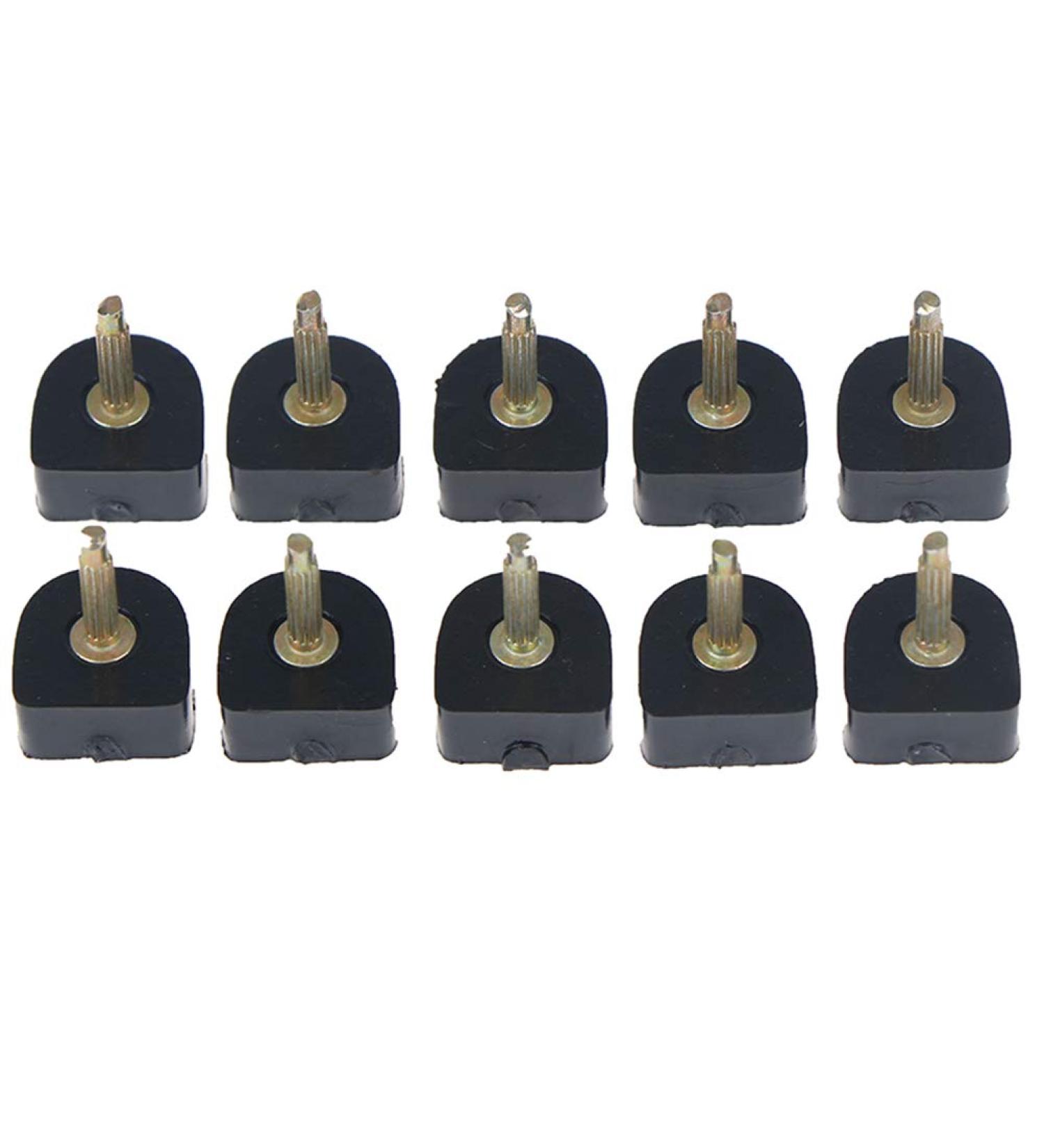 5 Pairs High Heel Shoe Repair Tips - Durable Non-Slip Caps | Replacement Heel Protectors in 5 Sizes (7-12mm) - U Shape Black - Buy Online on GoSupps.com