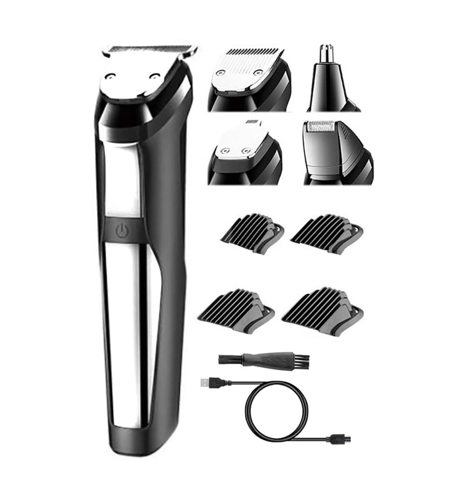 Buy Waterproof Electric Hair Clippers & Trimmer for Men All-in-One Beard Nose Ear Eyebrow Grooming - Buy Online on GoSupps.com