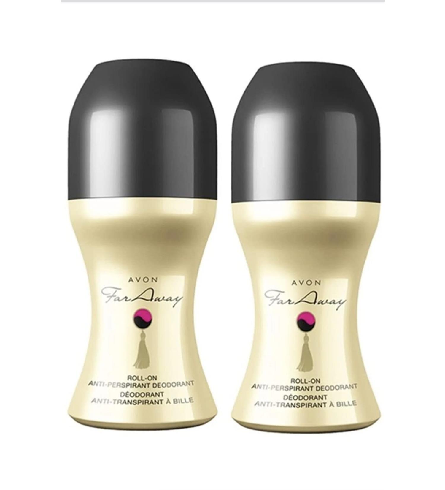 Avon Far Away Roll-On Anti-Perspirant Deodorant - Pack of 2 (Bonus Size) - Buy Online on GoSupps.com