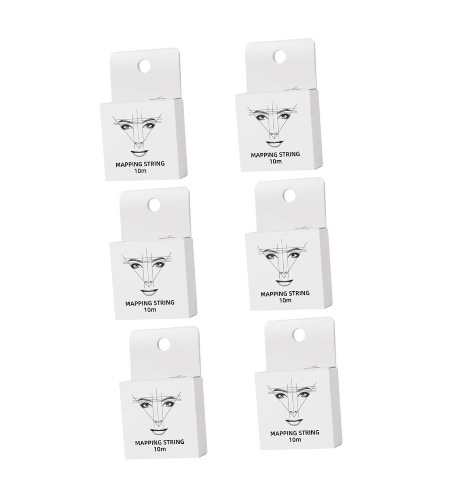 SKISUNO Eyebrow Stencil 6boxes Embroidered Supplies Tools Tattooing Mapping Makeup Practical Auxiliary Drawing Salon - Buy Online on GoSupps.com