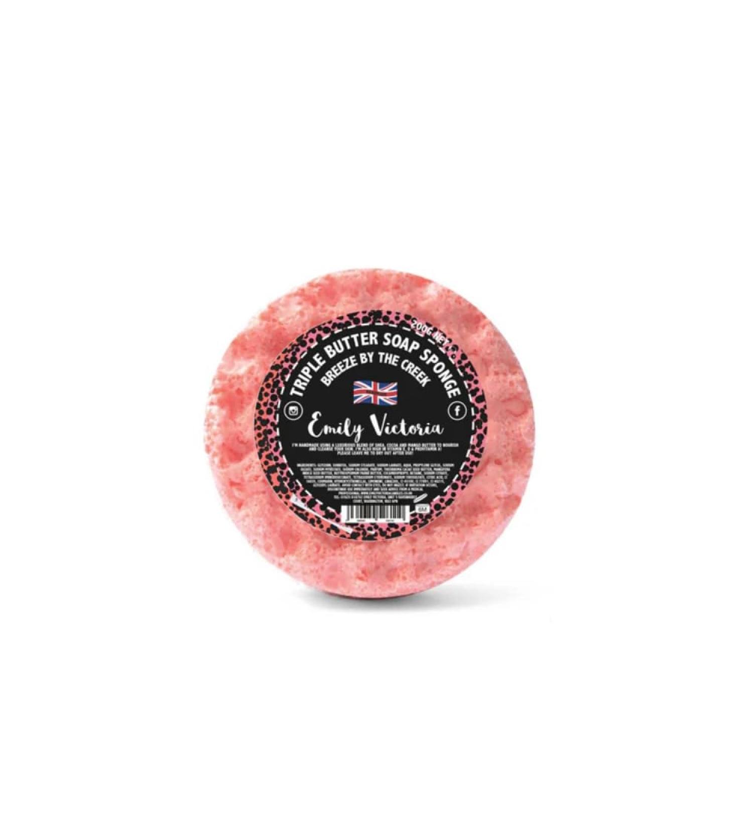 Breeze By The Creek Triple Butter Soap Sponge by Emily Victoria