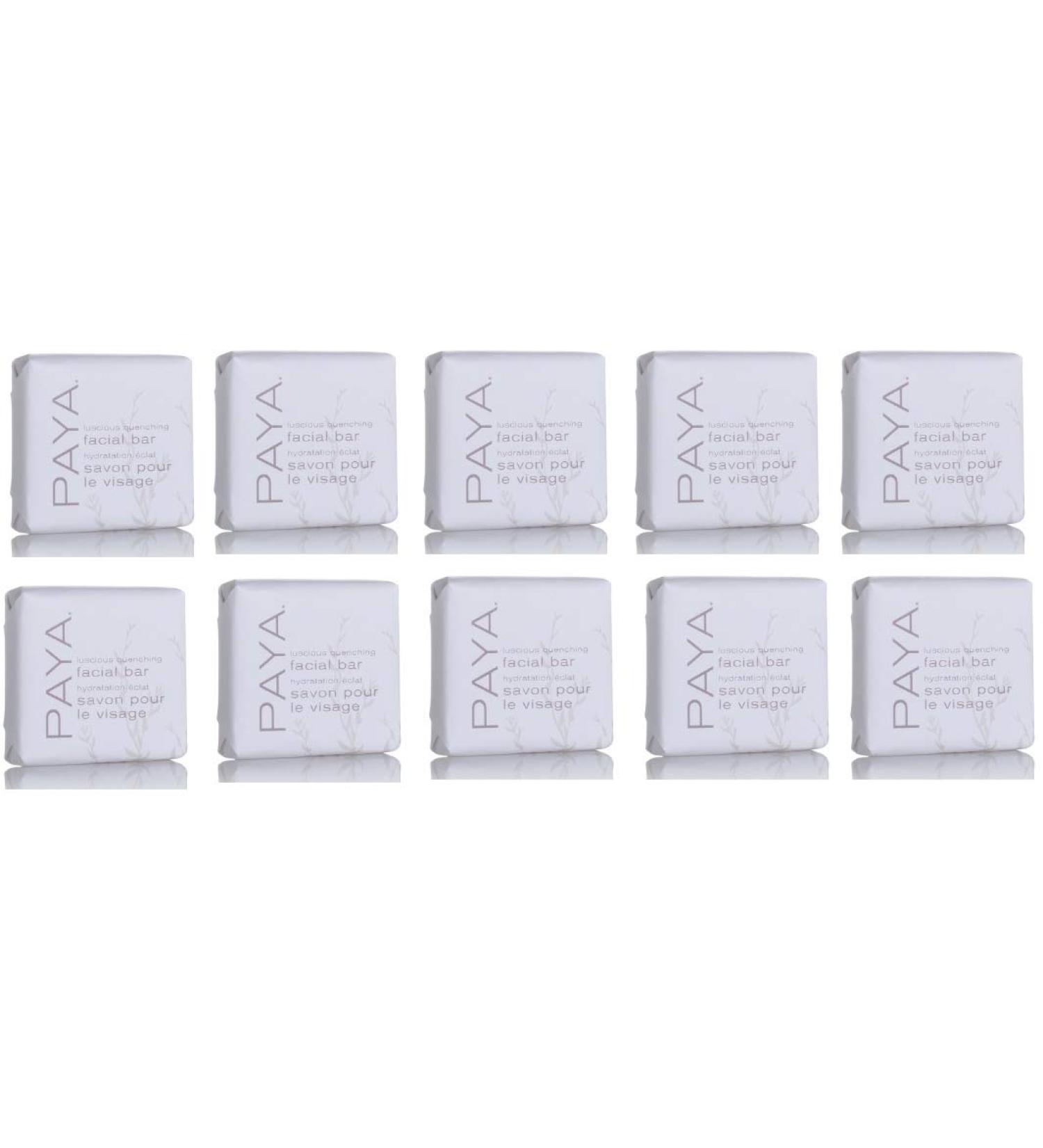 PAYA Organics Facial Bar Soap 1 Ounce - Set of 10