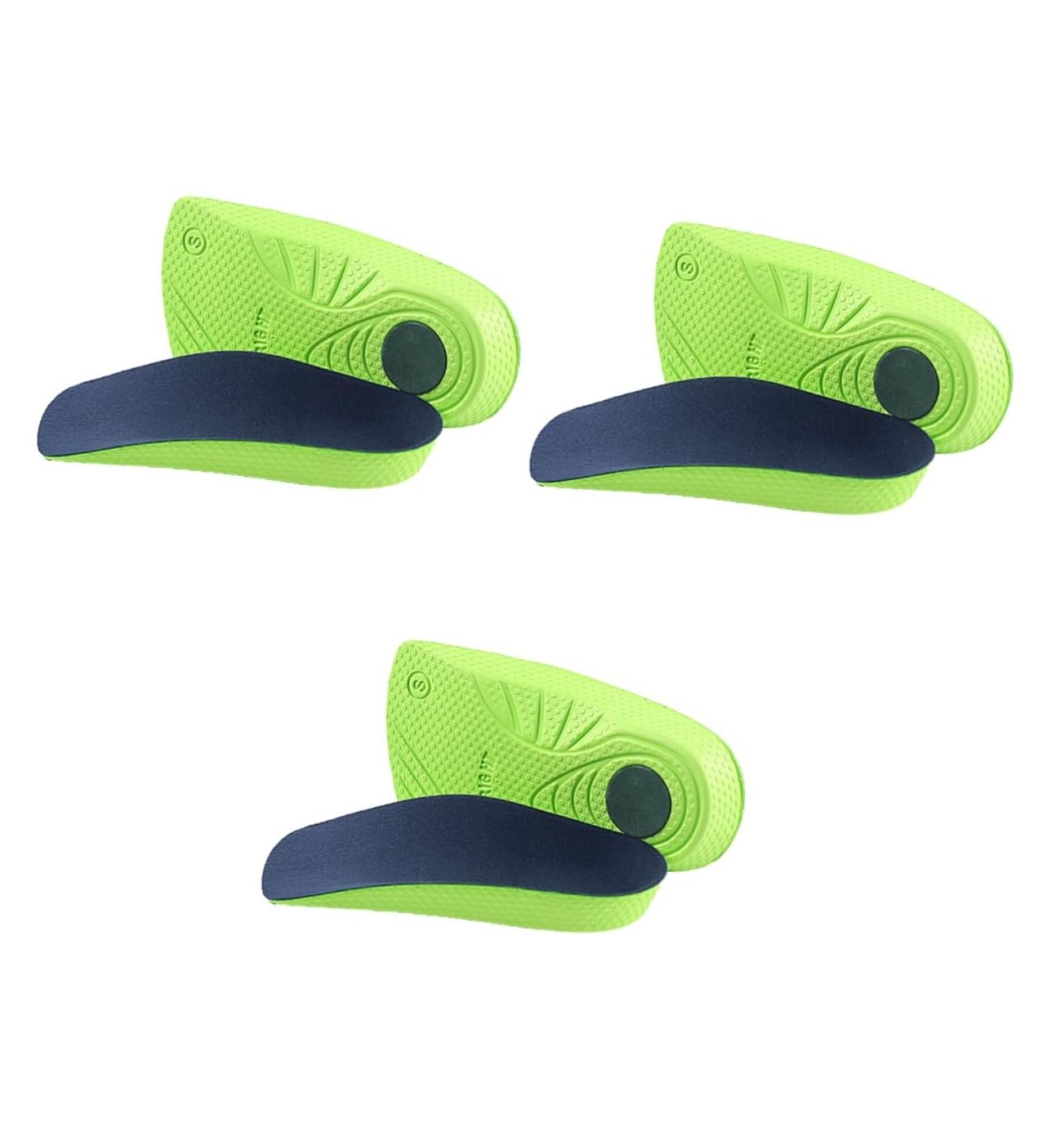 GLEAVI 3 Pairs 3/4 Arch Support Insoles - Plantar Orthotic Shoe Inserts for Sports & Foot Care - Buy Online on GoSupps.com