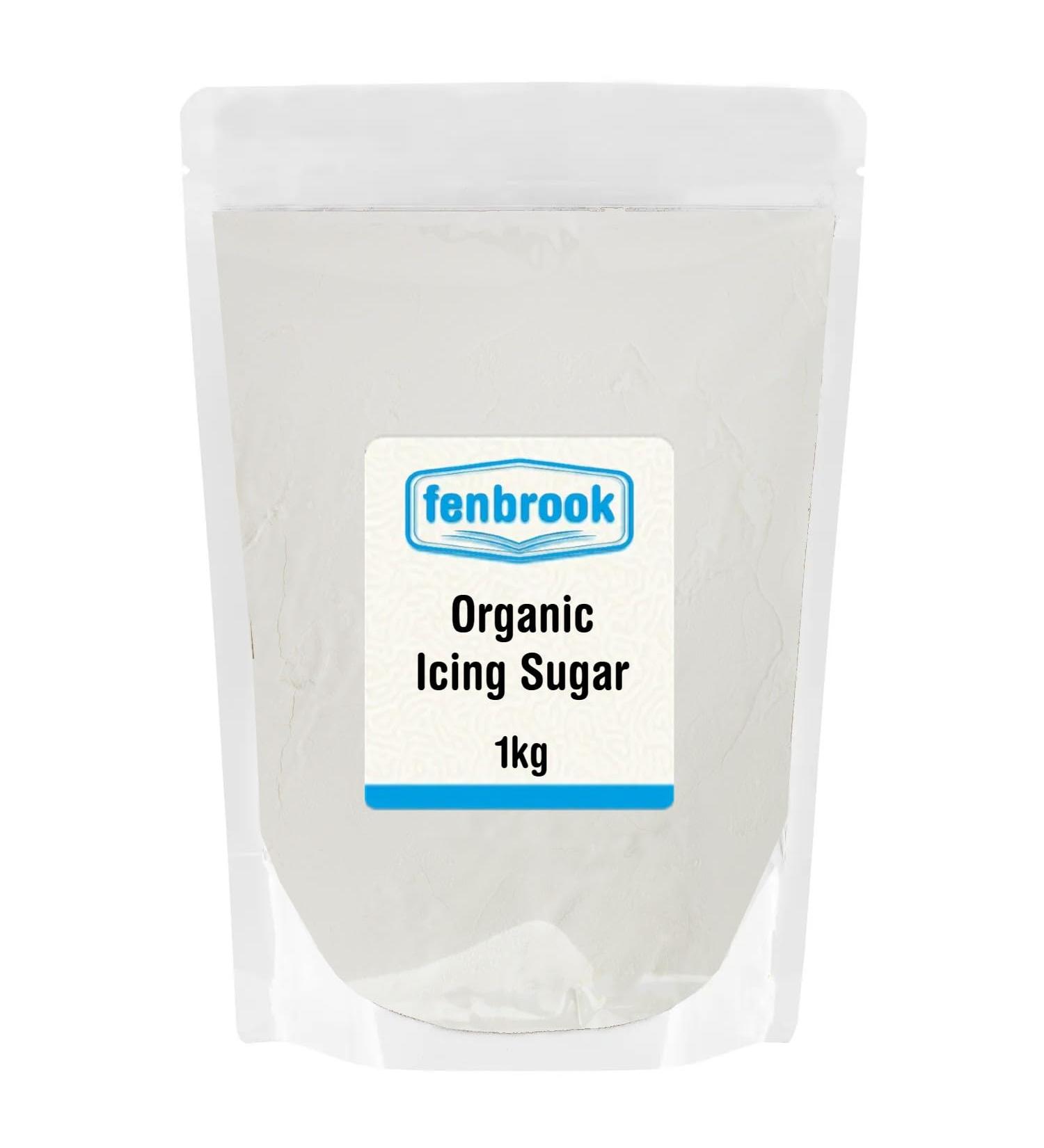 Organic Icing Sugar 1kg | Certified Organic by Fenbrook Organic - Buy Online on GoSupps.com