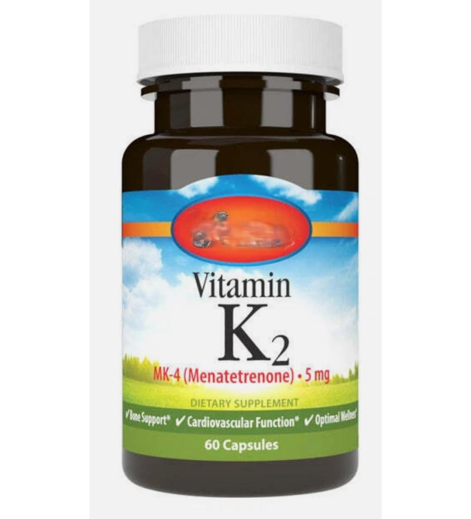 LArksh Norwegian Food Sups Vitamink2 5mcg 60 Caps