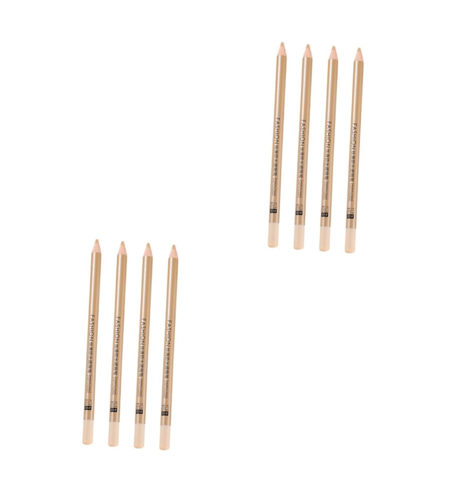 LALADEFIEE 8 Pcs Concealer Pen Women Makeup Supplies Concealer for Dark Circles Makeup Concealer White Wooden - Buy Online on GoSupps.com
