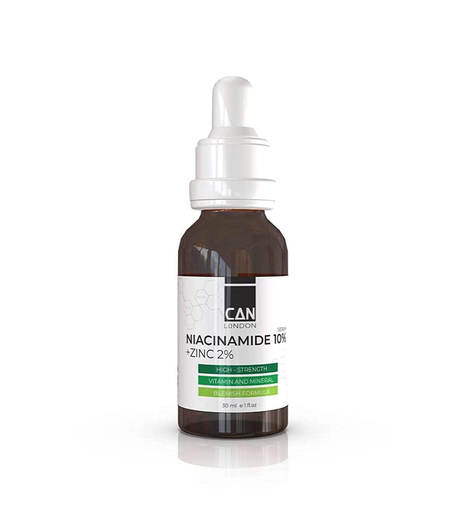 ican london Niacinamide 10% + Zinc 2% For Face Blemish Pore Refining Serum 30ml - Buy Online on GoSupps.com