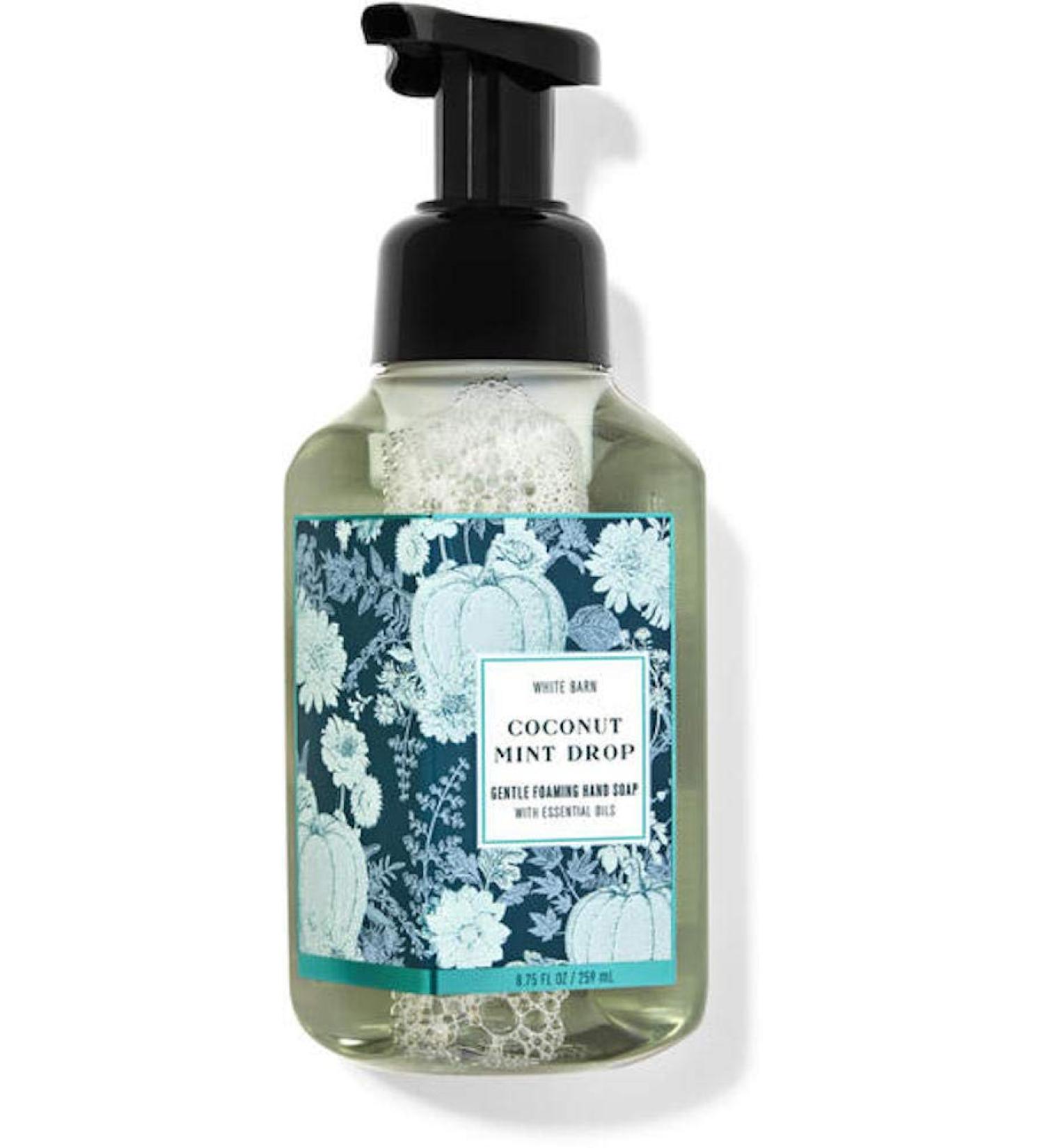 White Barn Foaming Hand Soap w/ Essential Oils - Coconut Mint Drop - 8.75 fl oz - Fall 2020 - International Shipping Available - Buy Online on GoSupps.com