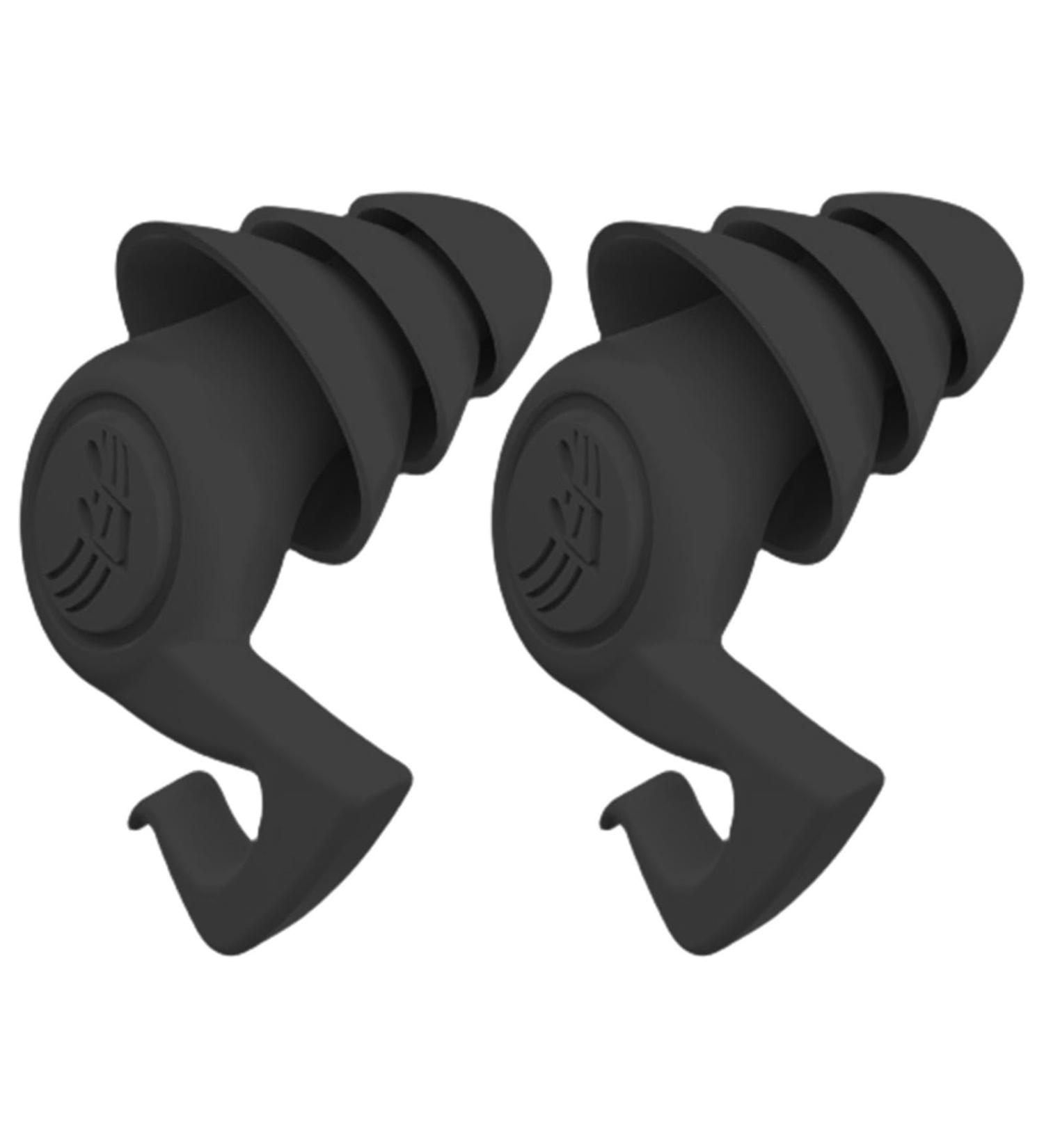 Sleep Ear Plugs | 3-Layer Reusable Silicone Earplugs - Effective Washable Ear Plugs Super Soft High Decibel Ear Plugs for Reading Black 1 count (Pack of 1) - Buy Online on GoSupps.com