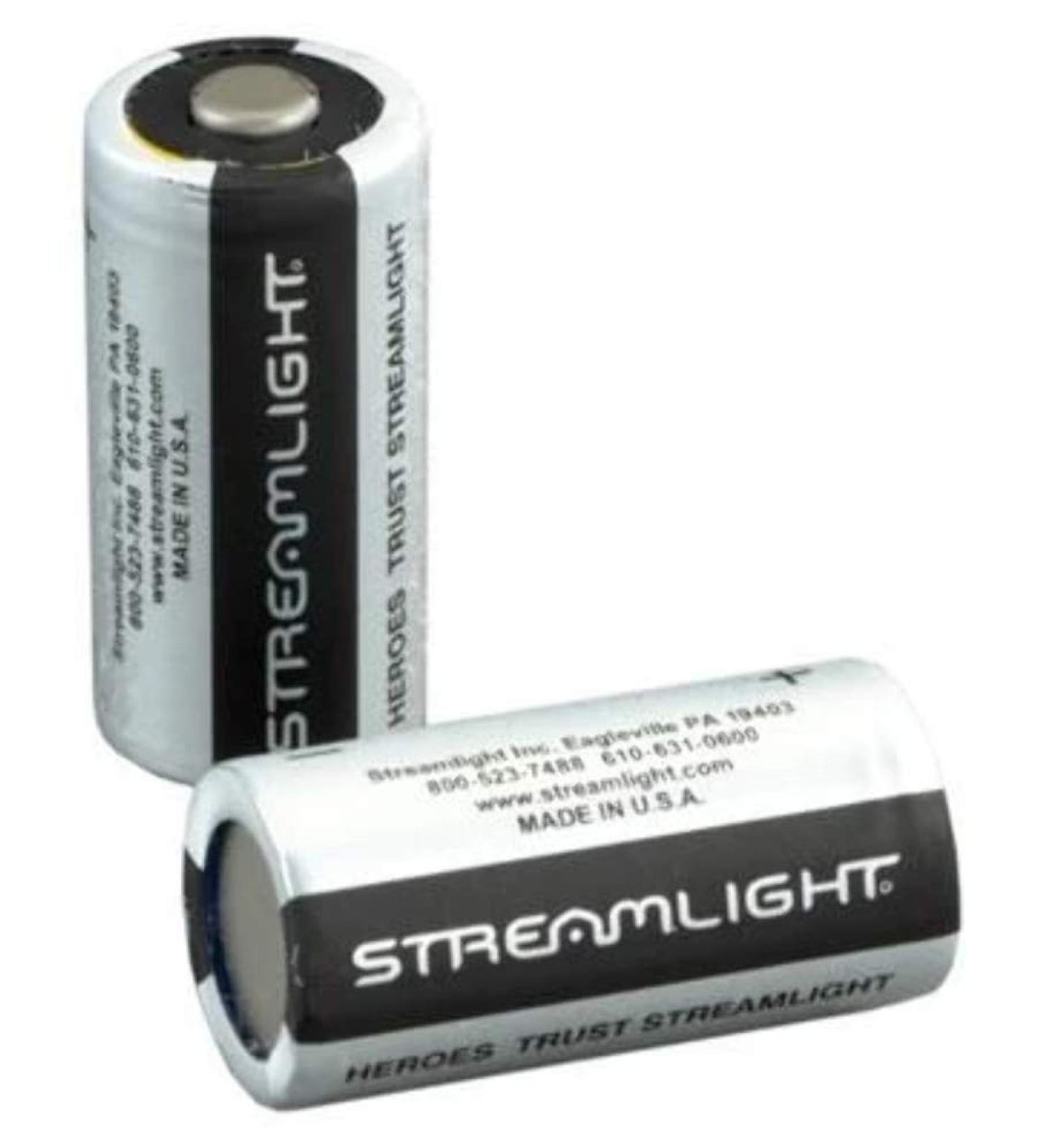 Streamlight CR123 Batteries 2 Pack