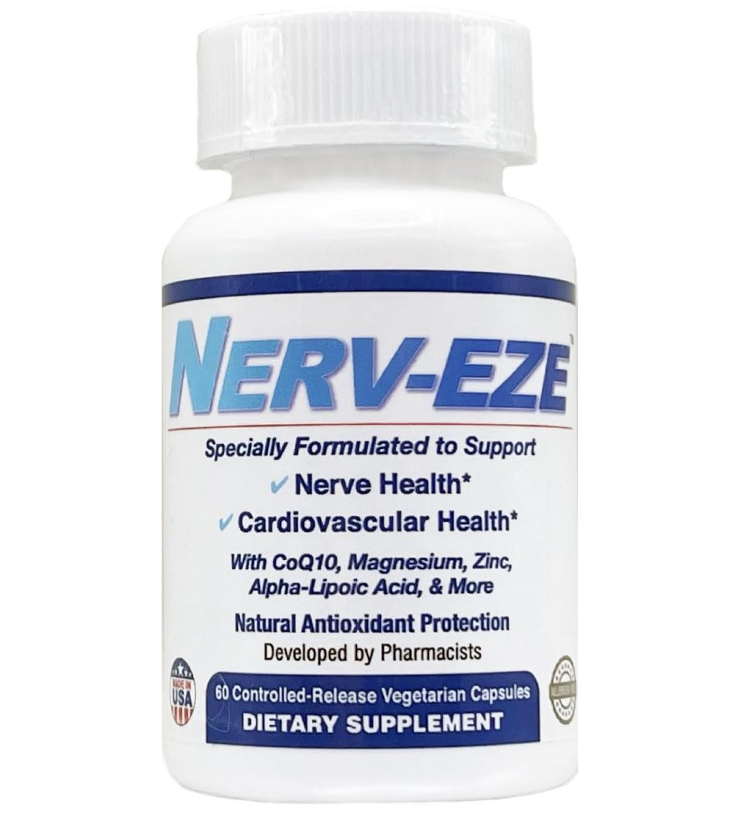 Advanced Neurovascular Support with CoQ10 B Vitamins Zinc Magnesium Alpha Lipoic Acid and More. Support Nerve Health Reduce Migraine Frequency and Promote Cardiovascular Wellness. (1) - Buy Online on GoSupps.com