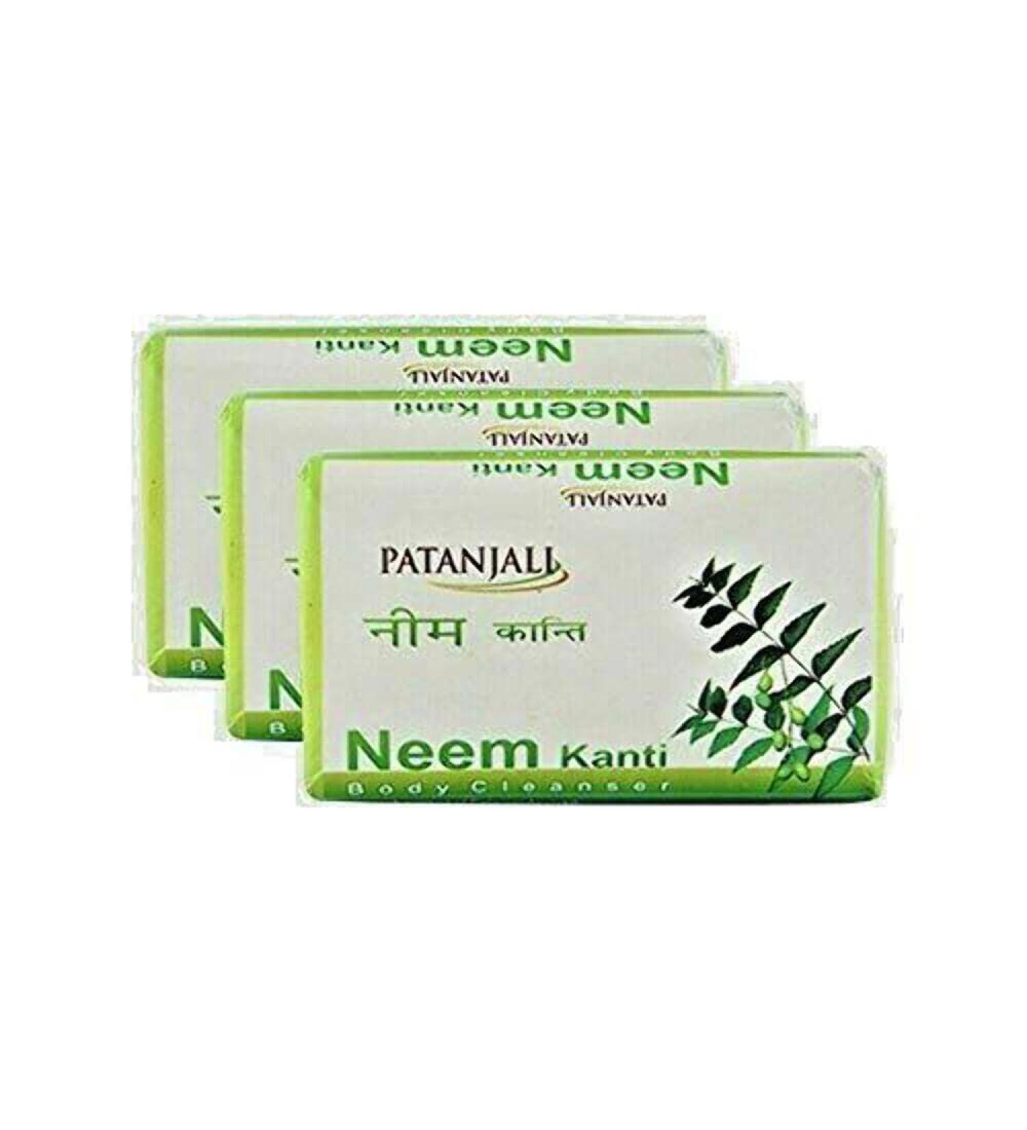 Pack of 3 - Patanjali Neem Kanti Body Cleanser - 150g