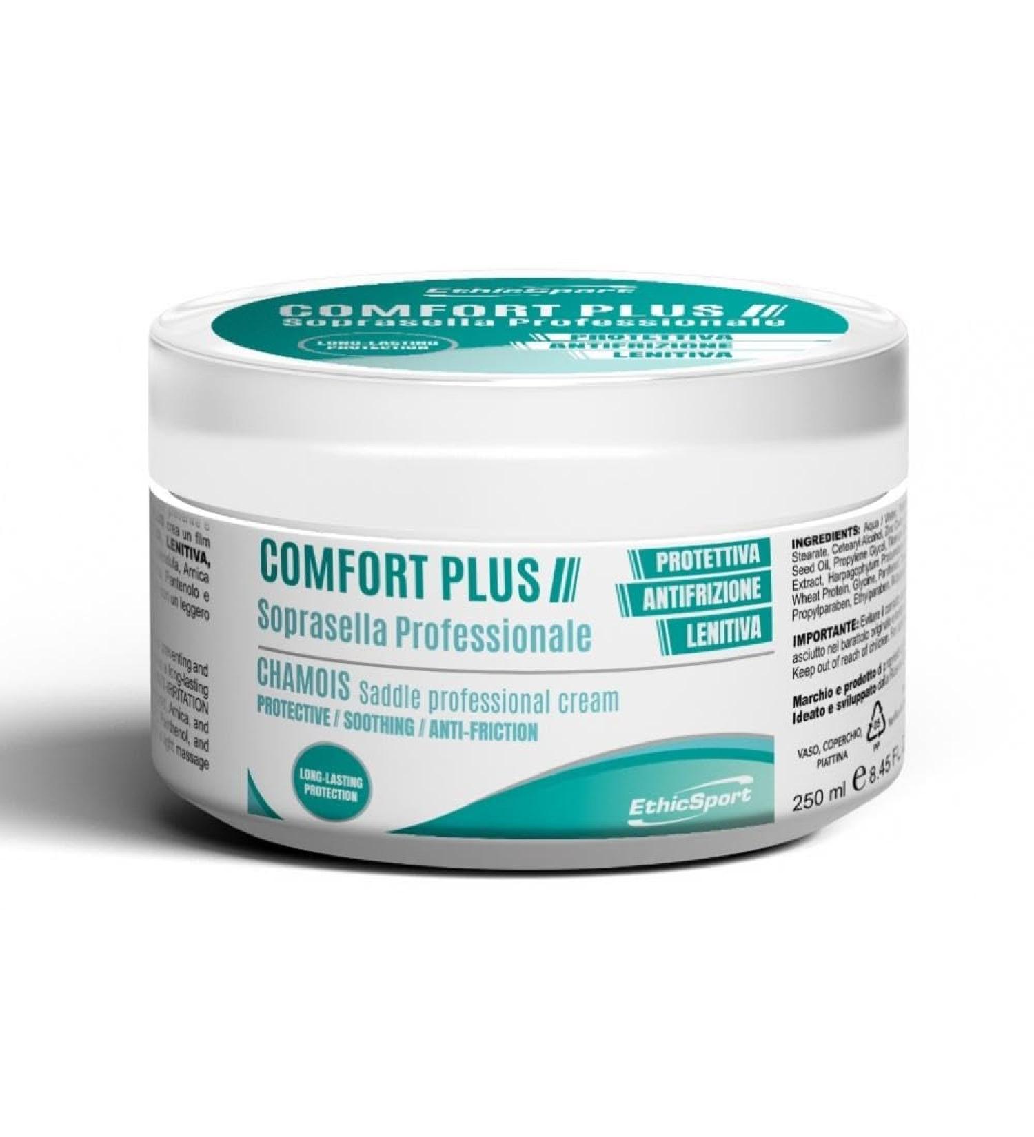 EthicSport Comfort Plus Cr me professionnelle apaisante protectrice et anti-embrayage - 250 ml