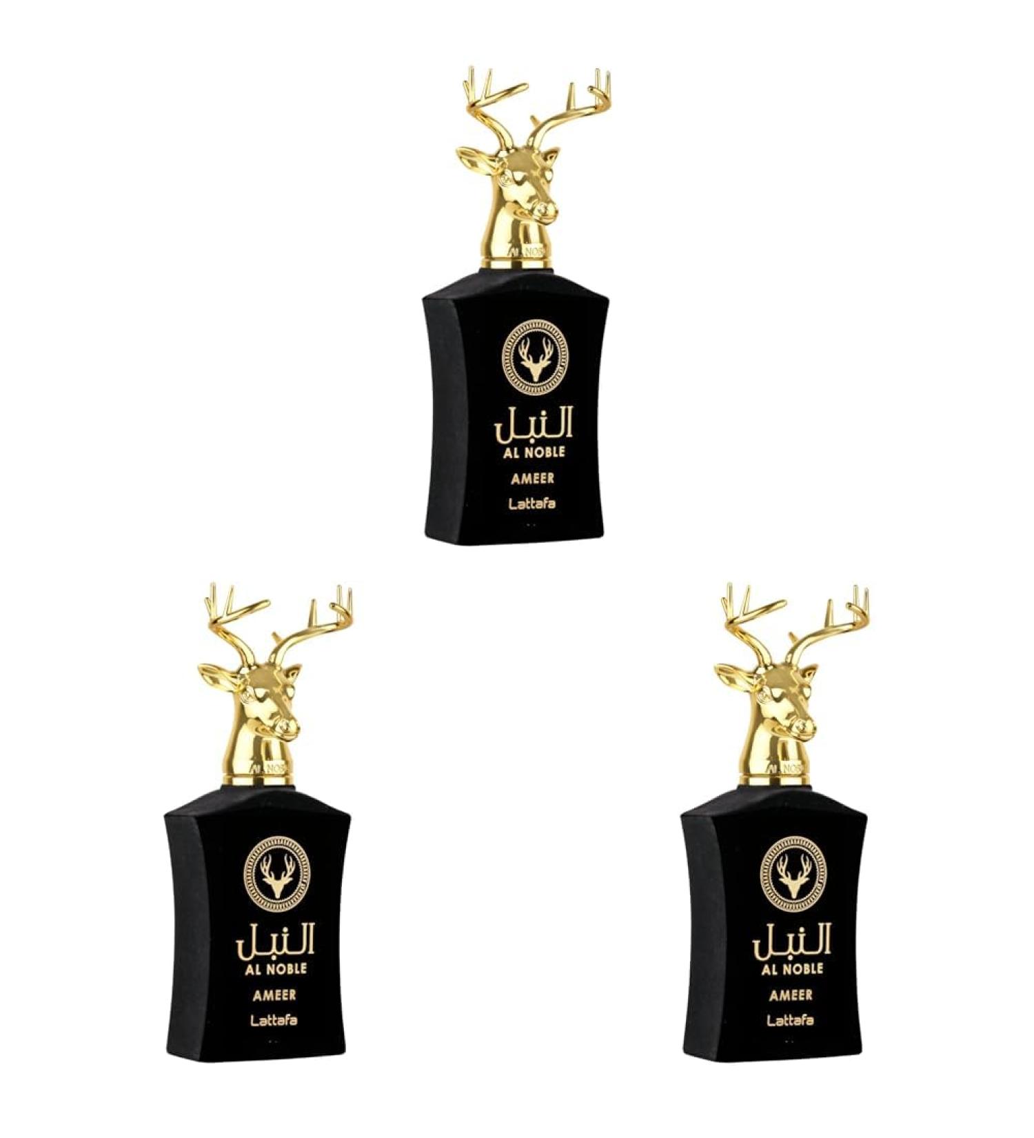 Lattafa Al Noble Ameer Eau De Parfum Spray for Unisex 3.4 Ounce (Pack of 3) Rosemary 3.4 Fl Oz (Pack of 3) - Buy Online on GoSupps.com