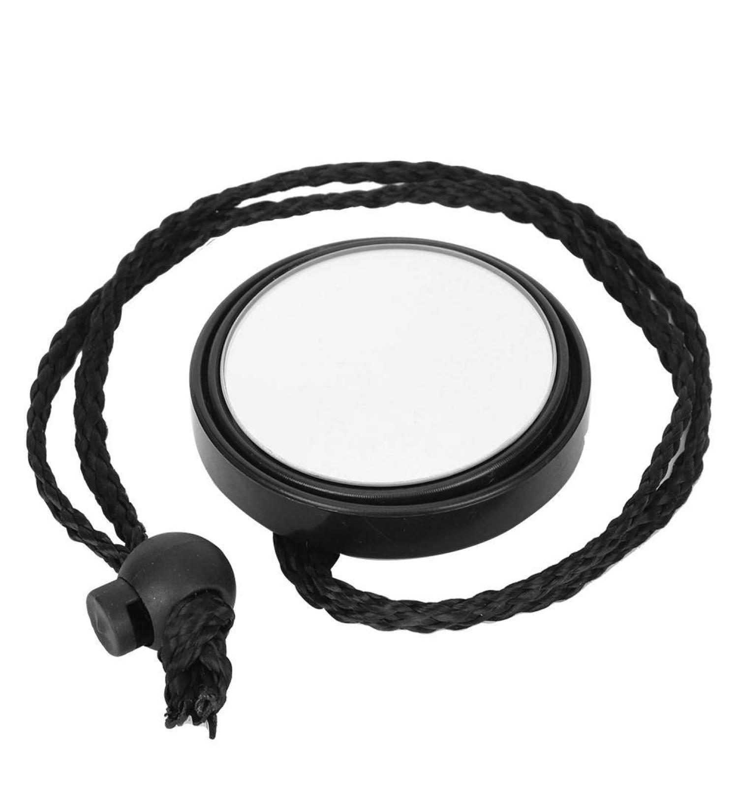 360-Degree Adjustable MAGT Diving Rearview Mirror HSJ-928 with Lanyard - Black/White - Buy Online on GoSupps.com