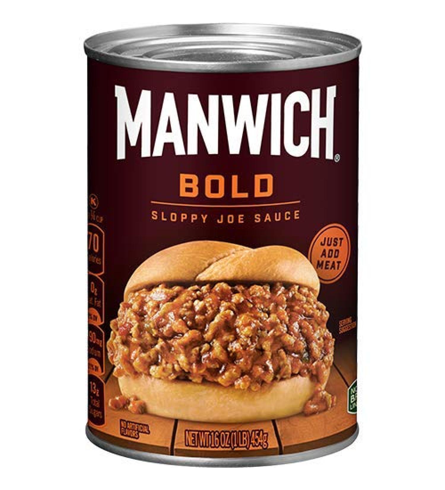 MANWICH Bold Sloppy Joe Sauce 16oz 3 Pack - Delicious Flavor for Easy Meals - Buy Online on GoSupps.com
