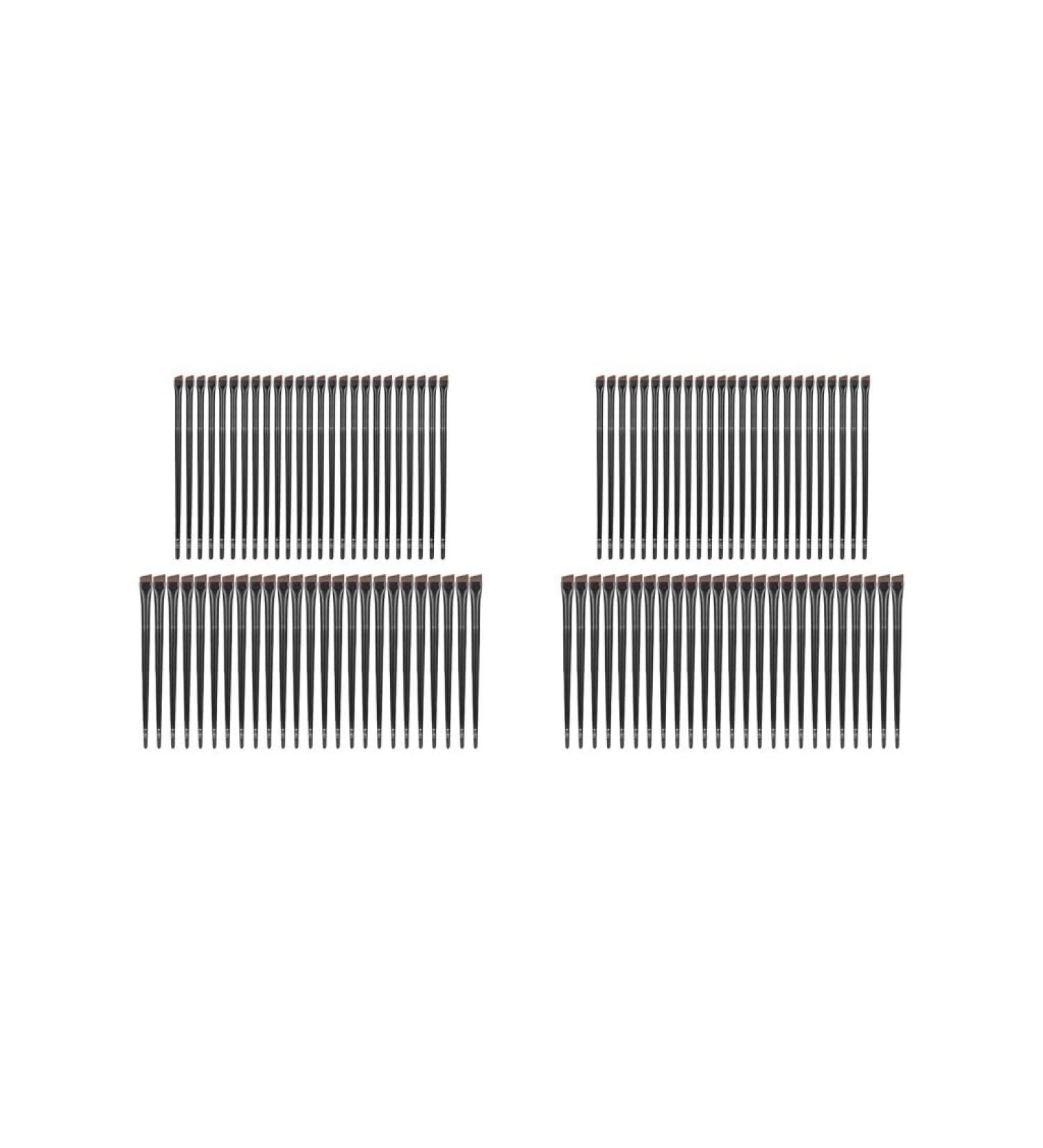 2 set of Eyebrow Brush Professional Eyeliner Brushes Portable Small Angled Women Makeup Tool Waterproof Reusable Cosmetic Tools Style 1 2 set of (Style 1) - Buy Online on GoSupps.com