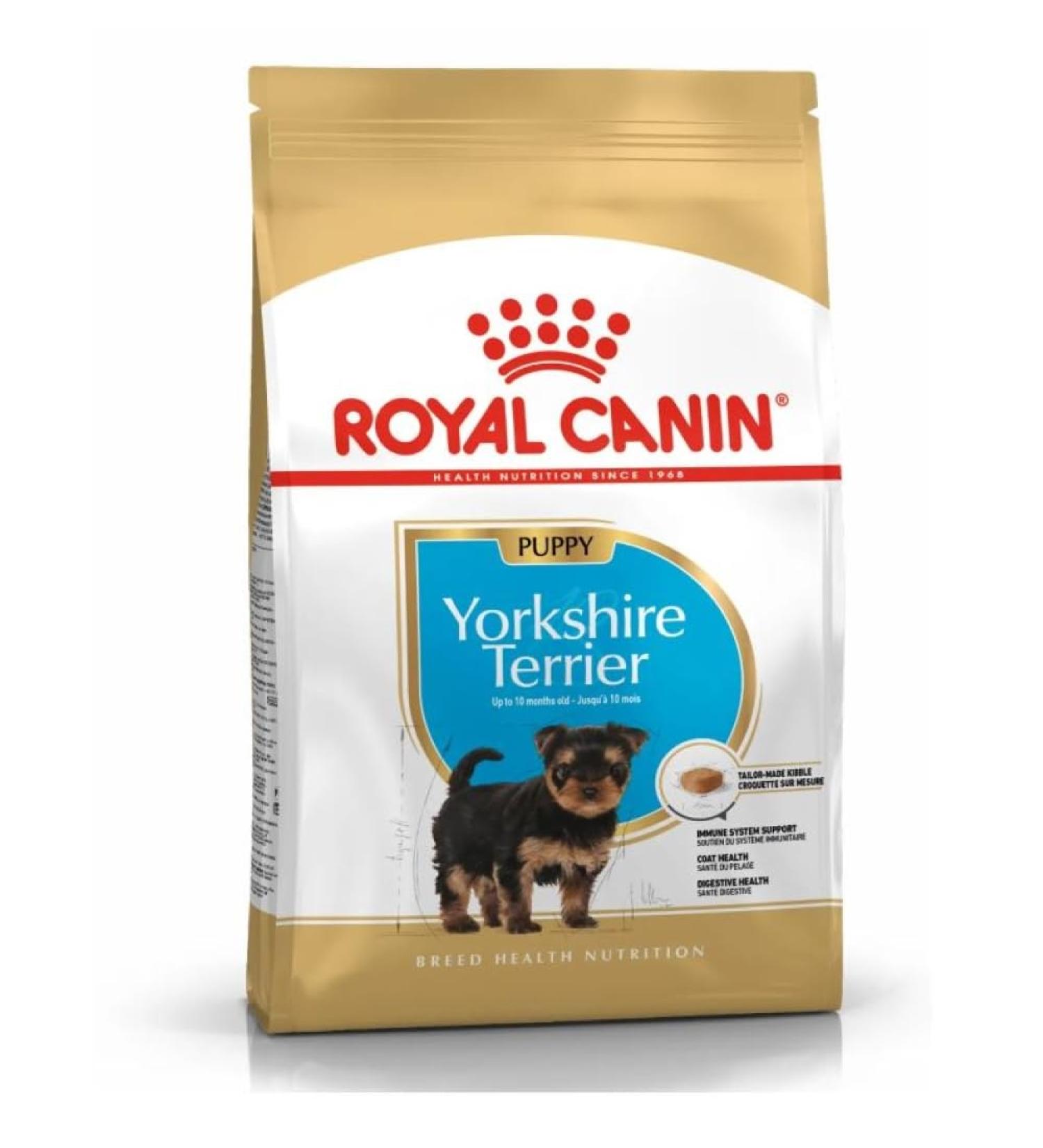 Royal Canin Yorkshire Terrier Puppy | 1.5 kg | Dry food for Yorkshire Terrier puppies up to 10 months | to support the immune system | for a beautiful coat and healthy teeth - Buy Online on GoSupps.com
