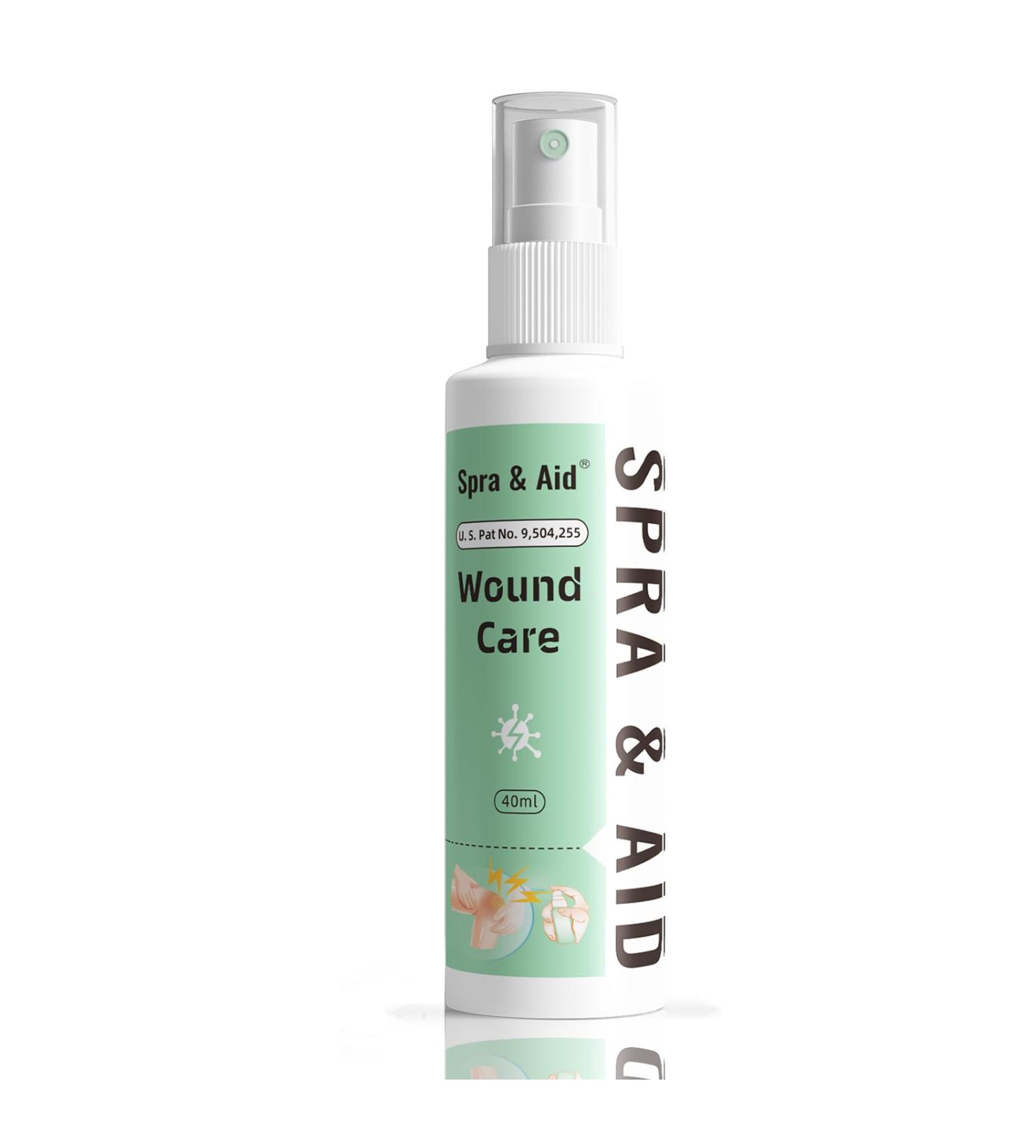First Aid Spray Active Skin Repair Antiseptic Wound Care Therapy for Minor Cuts & Scrapes 2oz - Buy Online on GoSupps.com
