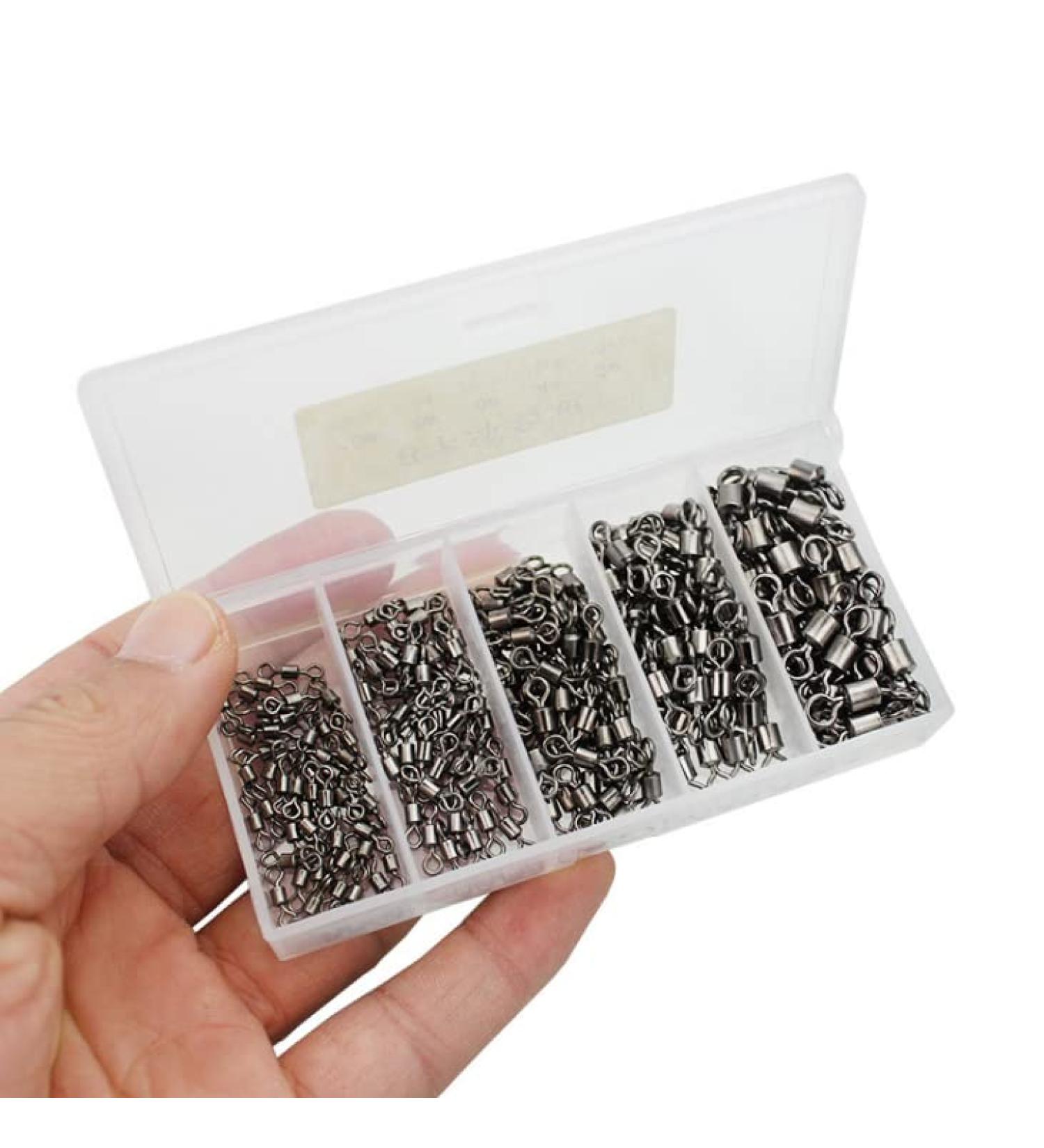 Set of Fishing Tone Vertebrae with Massive Rings - Robust Hook Connection for Trout & Carp Fishing | 250 Pieces/Box | Size 2-10 - Premium Fishing Accessories - Buy Online on GoSupps.com