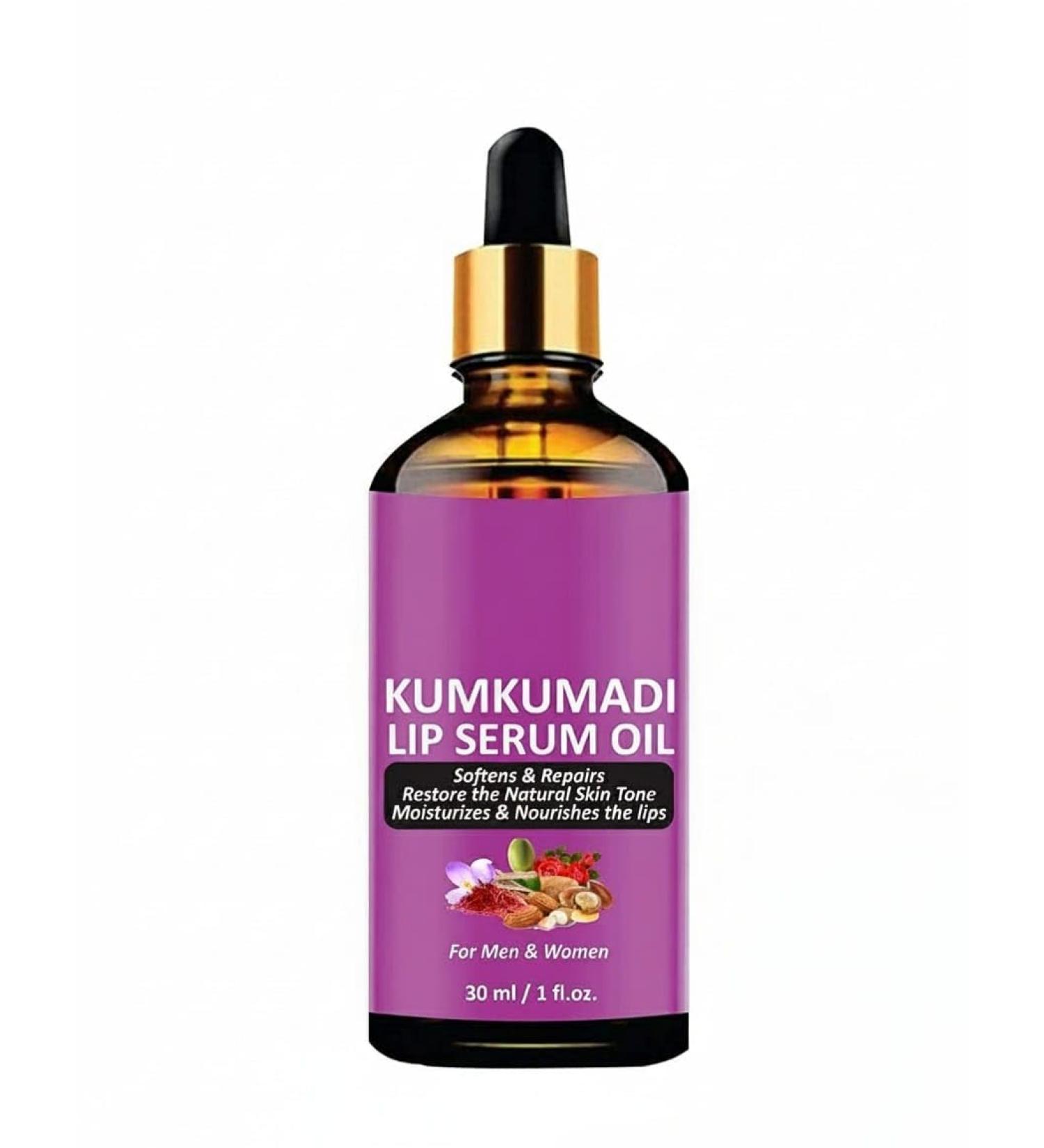 Park Danie Premium Kumkumadi Lip Serum Oil - For Soft and Shiny Lips 30 ml (1.01 Fl Oz) - Buy Online on GoSupps.com