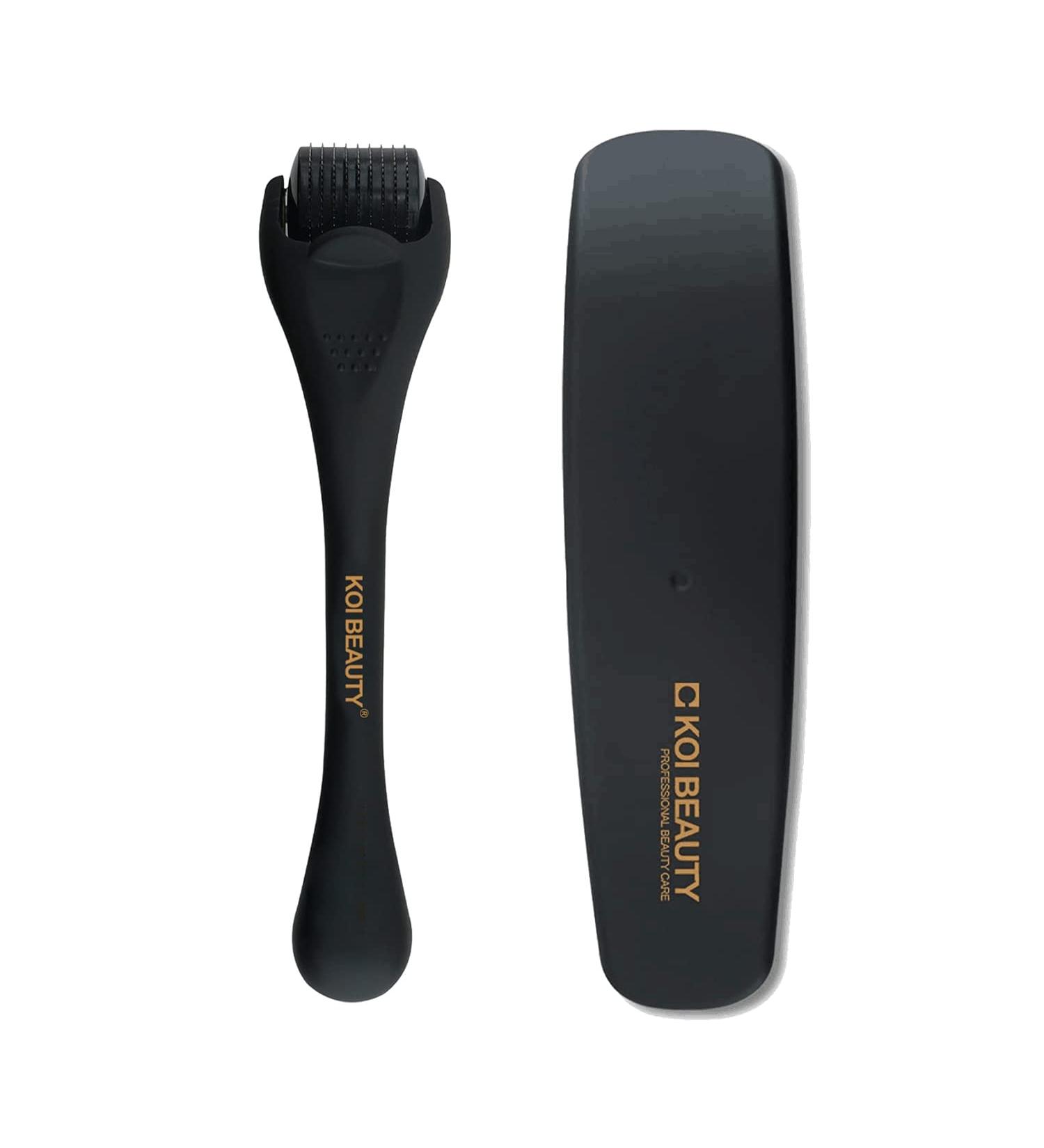 Koi Beauty Dermaroller 0.25mm - 540 Titanium Needles for Beard Hair & Skin Care | Microneedling at Home for Men & Women - Buy Online on GoSupps.com