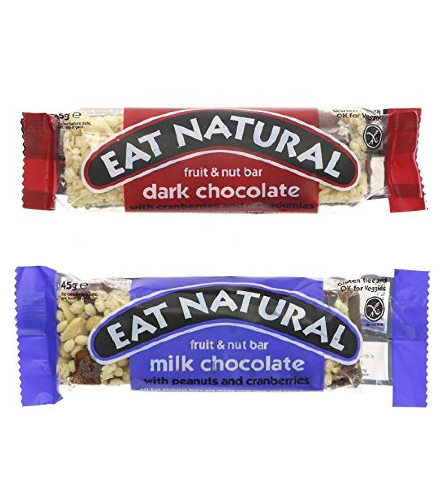 Eat Natural Assorted Chocolate Recipes Pack of 28 45g