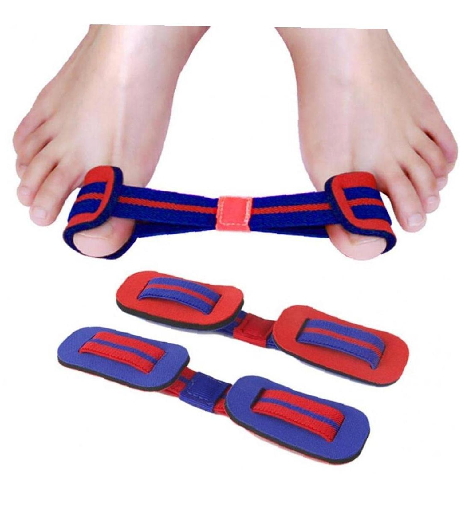 Zonster Big Toe Strap - Nylon Elastic Band Training Stretcher for Hallux Valgus Alignment & Foot Pain Relief - Buy Online on GoSupps.com