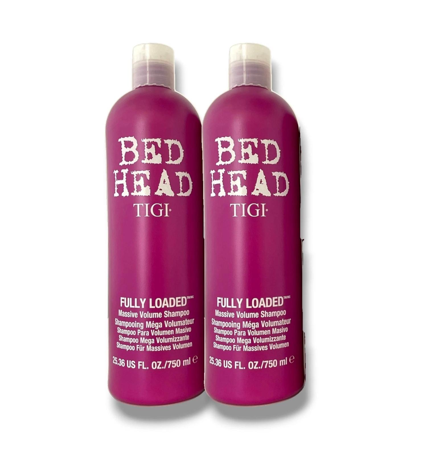 BED HEAD By TIGI Fully Loaded Massive Volume Shampoo - 25.36fl.oz. pack of 2 - Buy Online on GoSupps.com