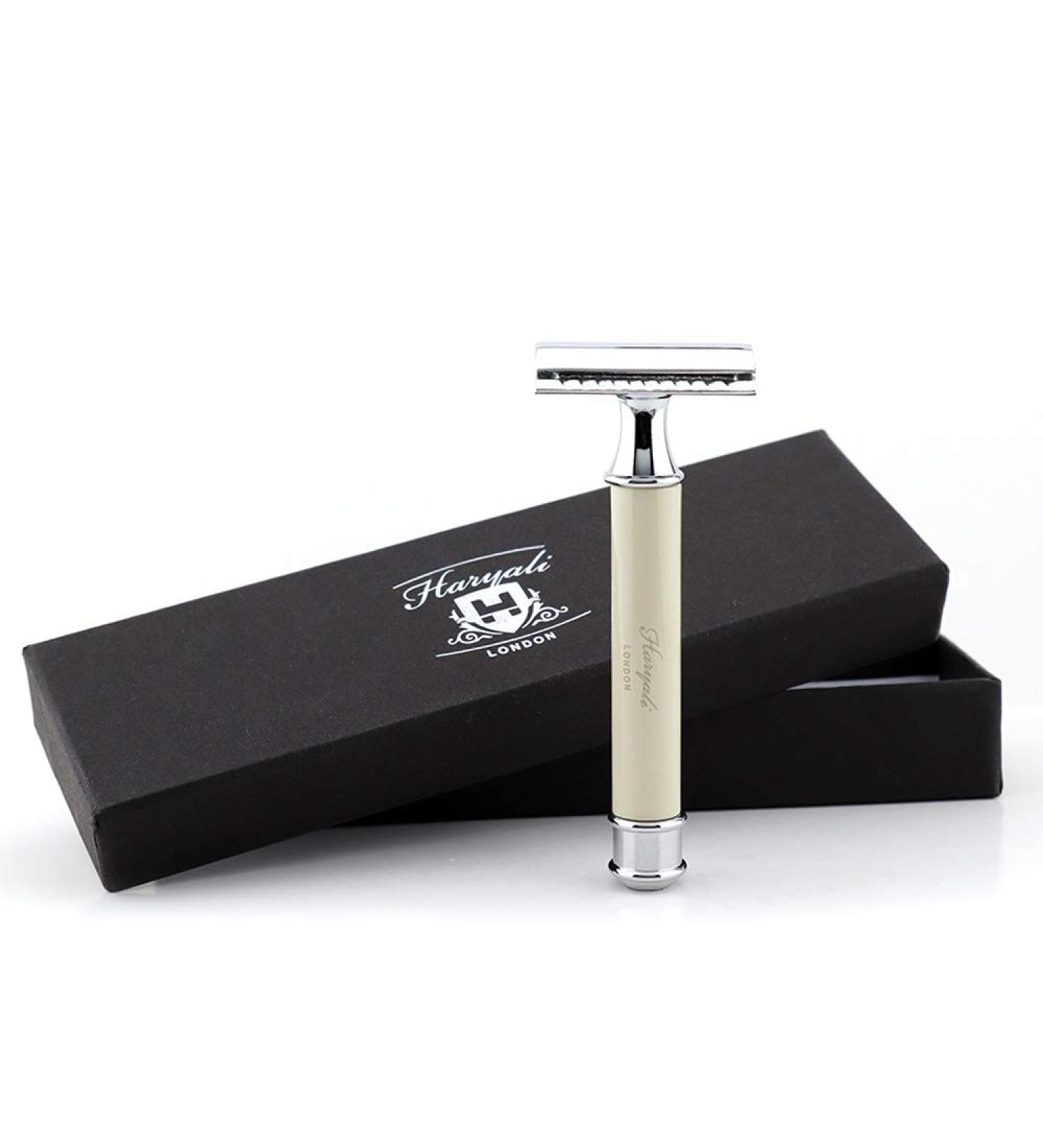Haryali London Men's Double Edge Safety Razor - Ultimate Beard & Mustache Grooming Tool for Smooth Shaves - Buy Online on GoSupps.com